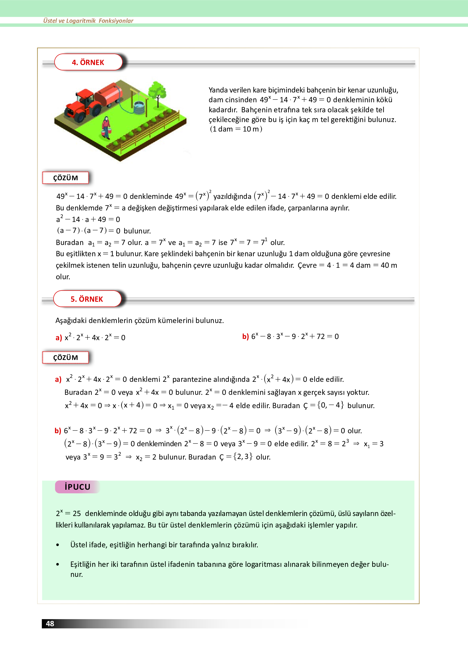 12. Sınıf Meb Yayınları Fen Lisesi Matematik Ders Kitabı Sayfa 48 Cevapları 12. Sınıf Meb Yayınları Fen Lisesi Matematik Ders Kitabı Sayfa 48 Cevapları