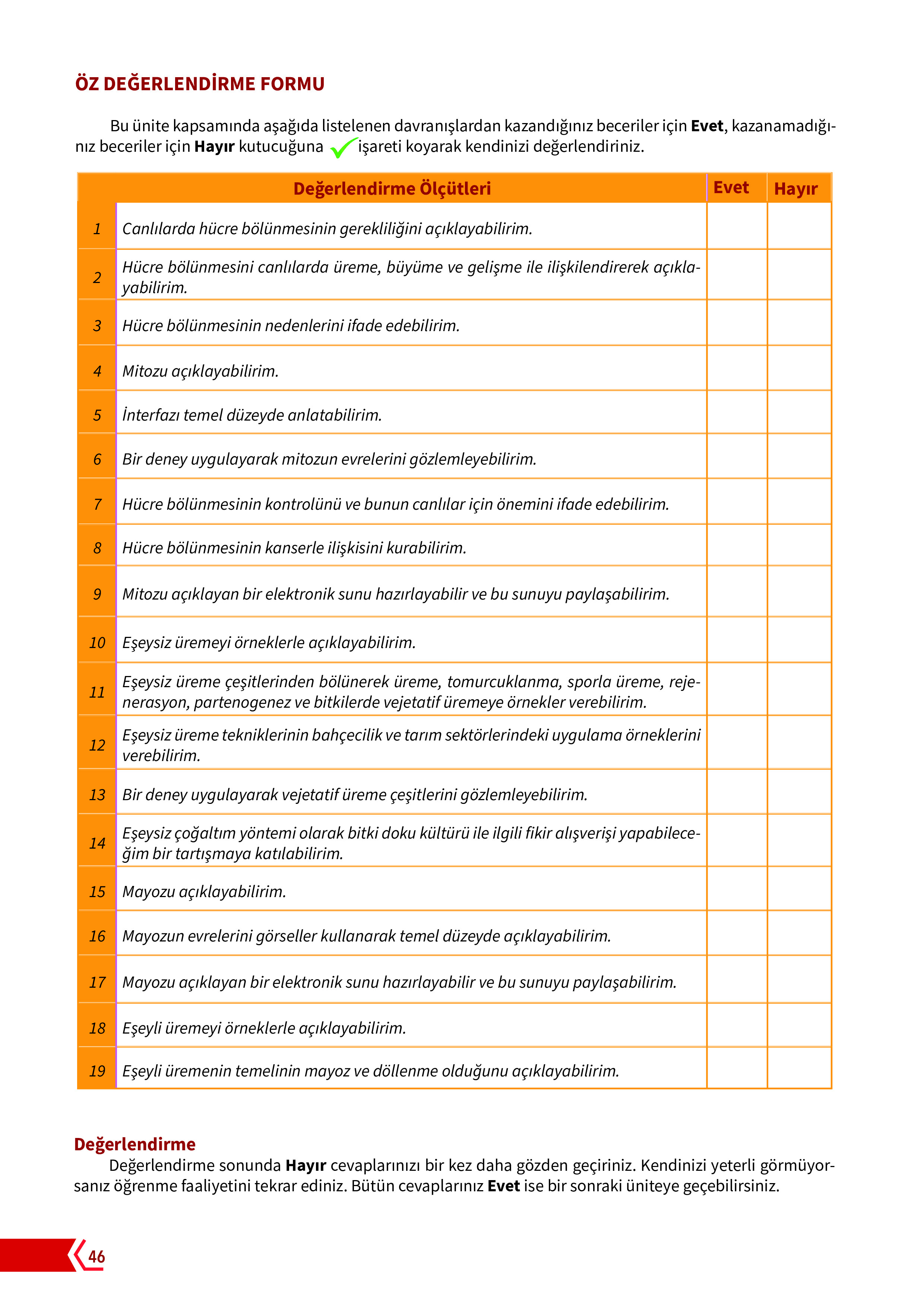 10. Sınıf Meb Yayınları Fen Lisesi Biyoloji Ders Kitabı Sayfa 46 Cevapları 10. Sınıf Meb Yayınları Fen Lisesi Biyoloji Ders Kitabı Sayfa 46 Cevapları