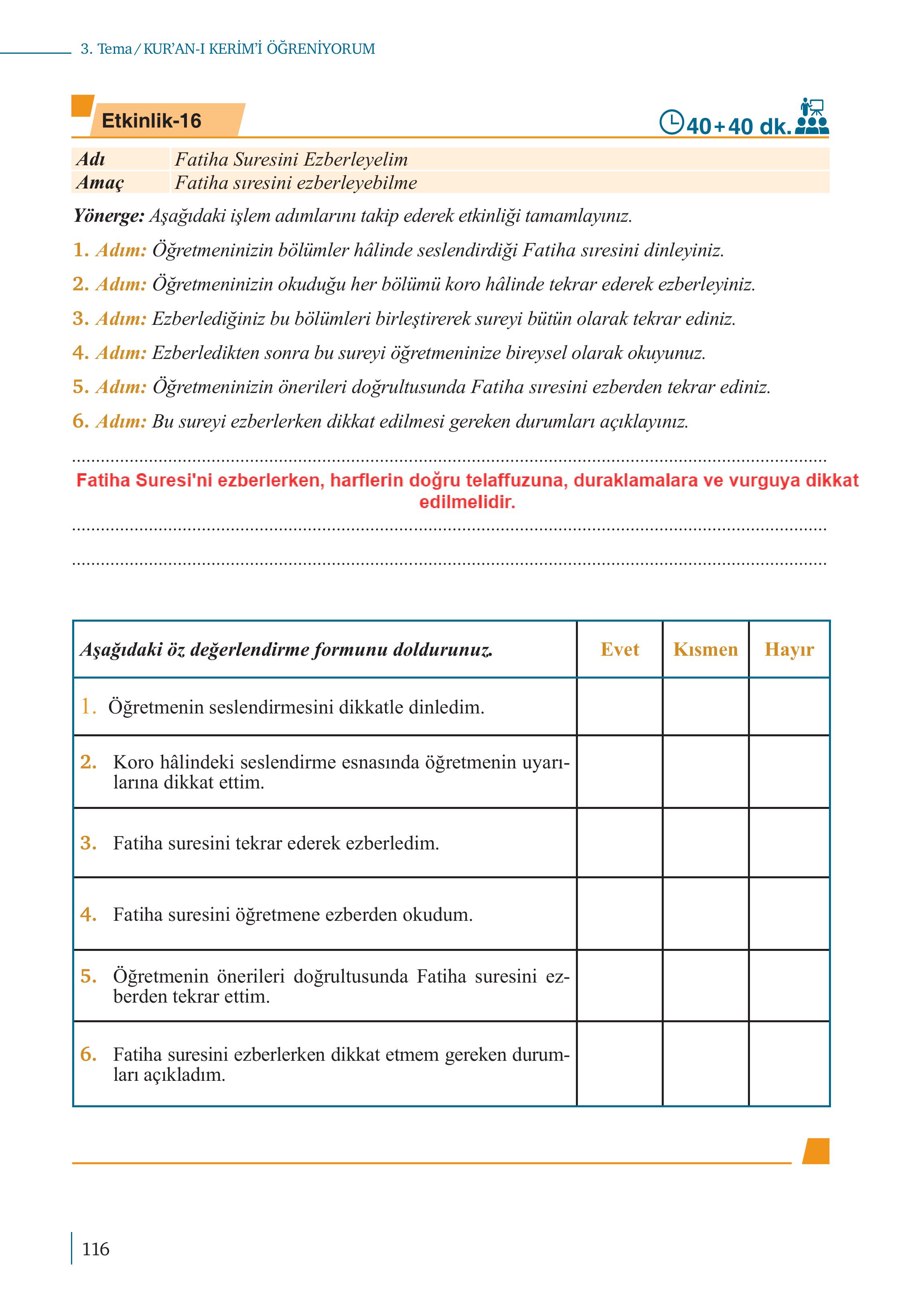 5. Sınıf Meb Yayınları Kuran-ı Kerim Ders Kitabı Sayfa 116 Cevapları 5. Sınıf Meb Yayınları Kuran-ı Kerim Ders Kitabı Sayfa 116 Cevapları