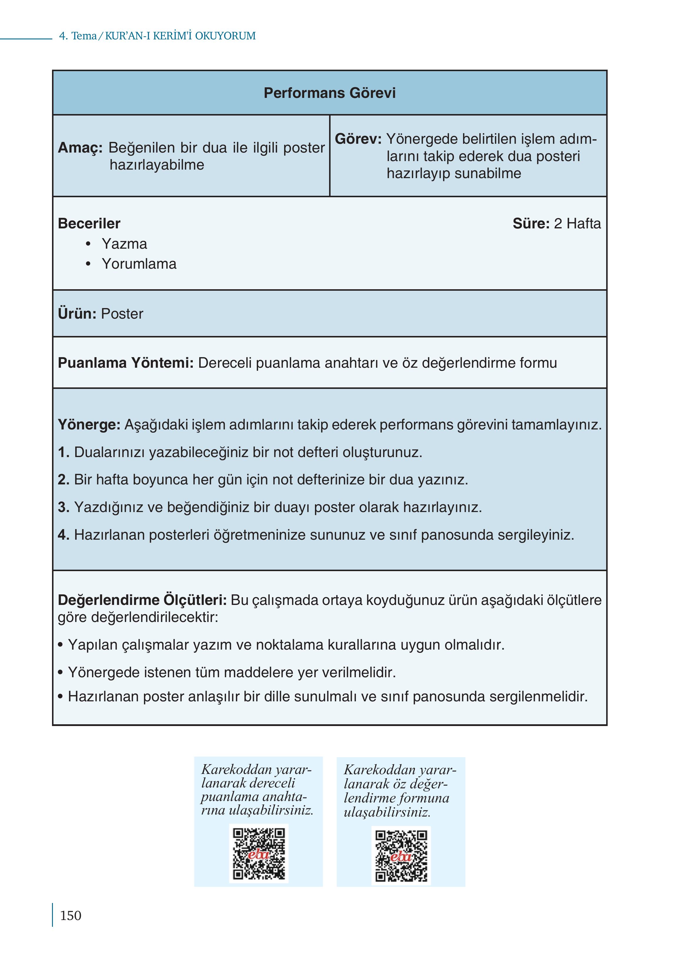 5. Sınıf Meb Yayınları Kuran-ı Kerim Ders Kitabı Sayfa 150 Cevapları 5. Sınıf Meb Yayınları Kuran-ı Kerim Ders Kitabı Sayfa 150 Cevapları
