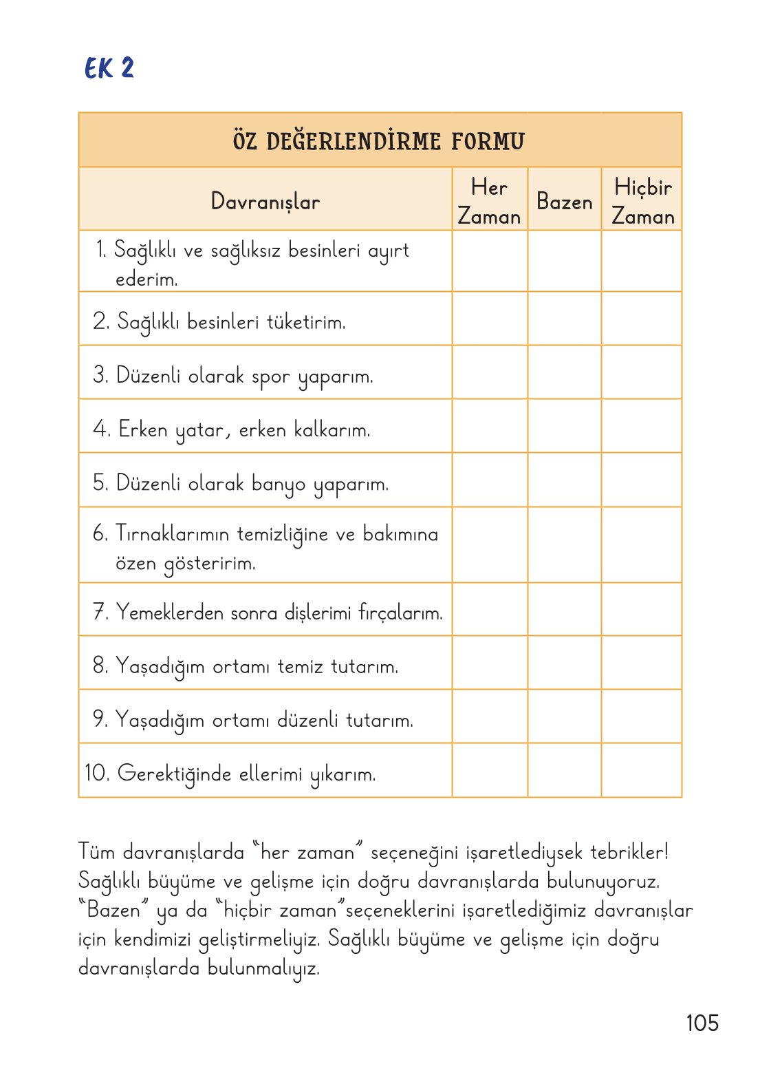2. Sınıf Hayat Bilgisi 1. Kitap Meb Yayınları Ders Kitabı Sayfa 106 Cevapları