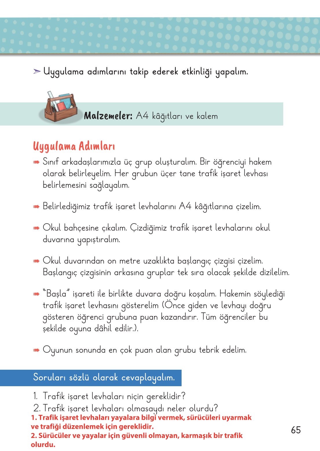 2. Sınıf Hayat Bilgisi 1. Kitap Meb Yayınları Ders Kitabı Sayfa 66 Cevapları