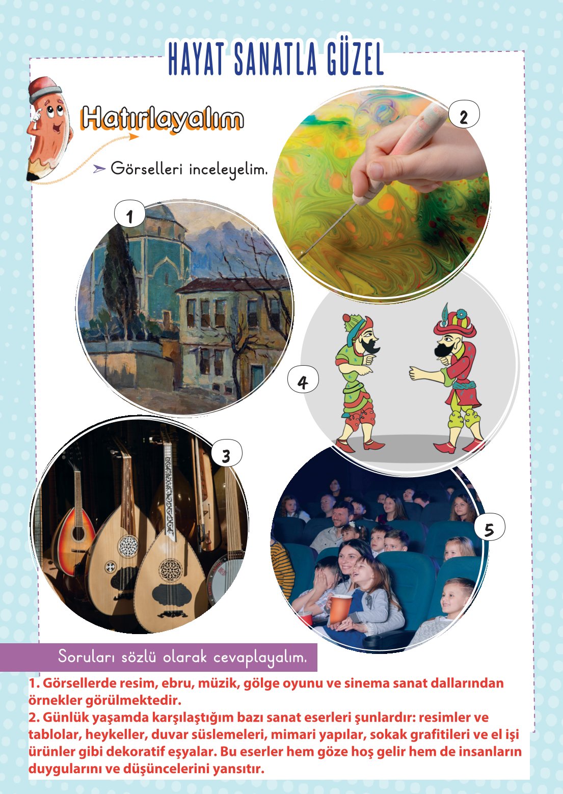 2. Sınıf Hayat Bilgisi 2. Kitap Meb Yayınları Ders Kitabı Sayfa 105 Cevapları