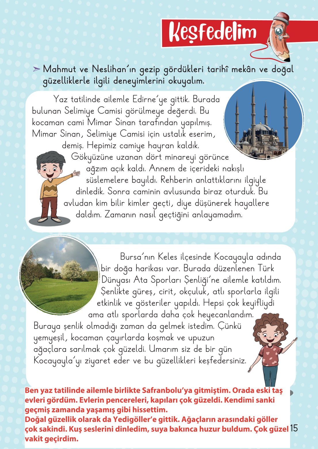 2. Sınıf Hayat Bilgisi 2. Kitap Meb Yayınları Ders Kitabı Sayfa 16 Cevapları