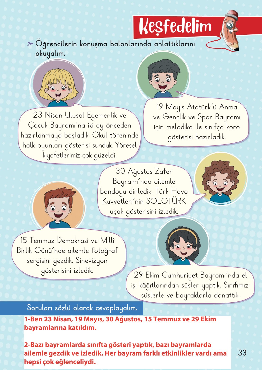 2. Sınıf Hayat Bilgisi 2. Kitap Meb Yayınları Ders Kitabı Sayfa 34 Cevapları