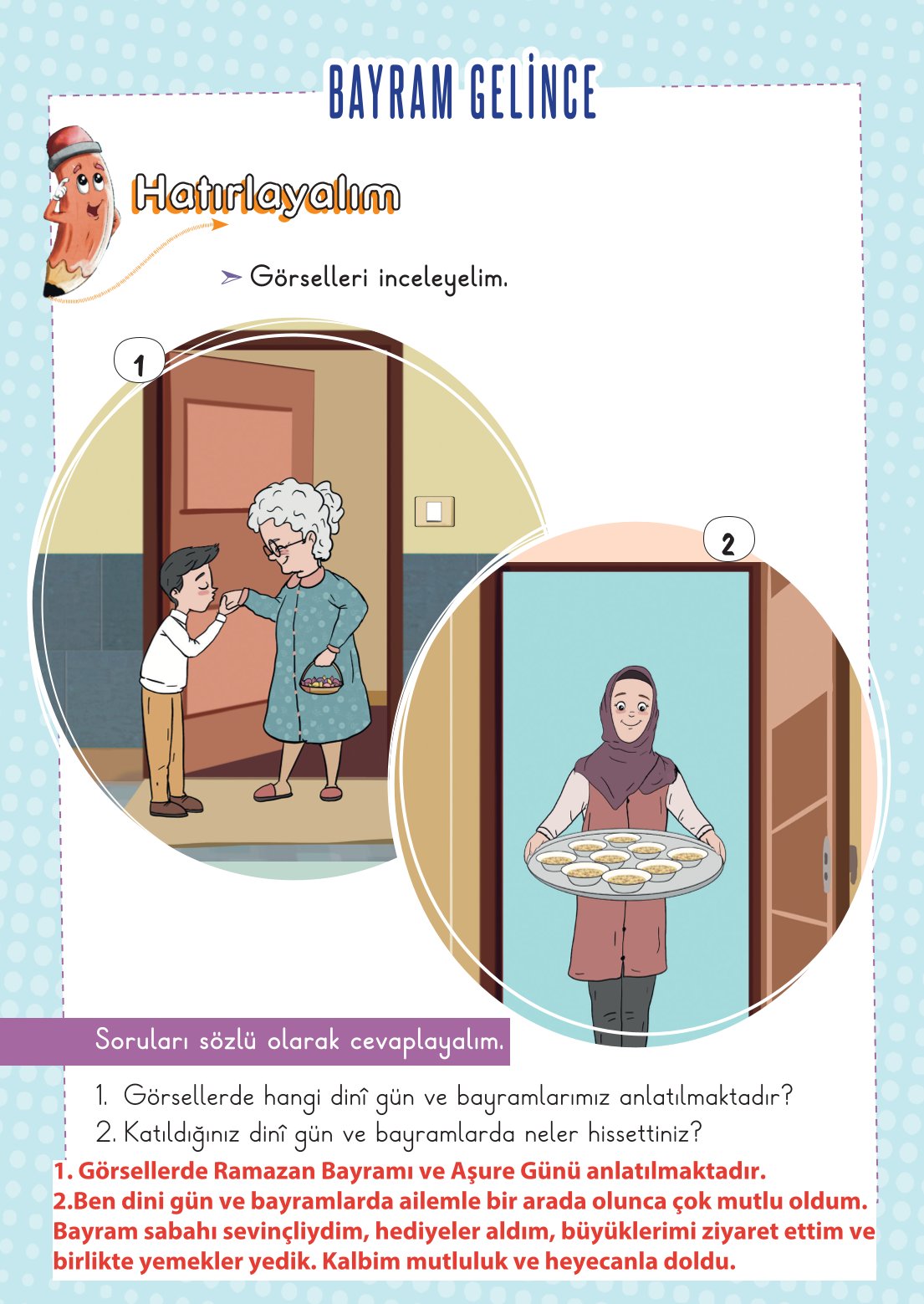 2. Sınıf Hayat Bilgisi 2. Kitap Meb Yayınları Ders Kitabı Sayfa 39 Cevapları