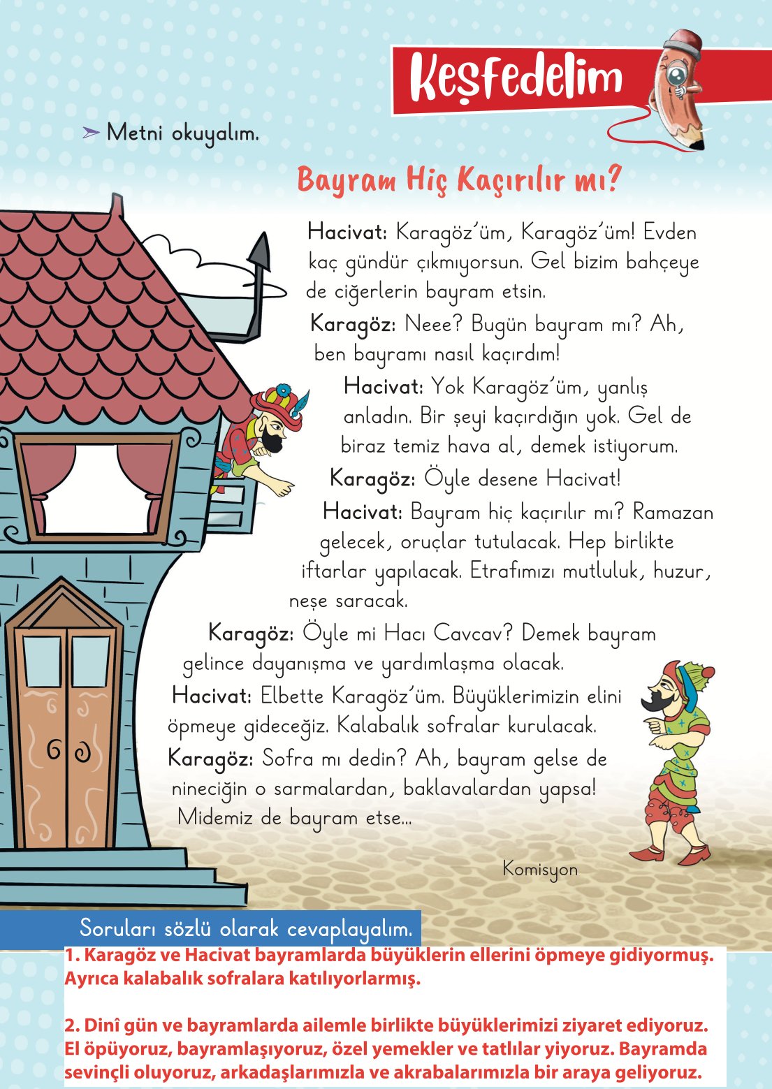 2. Sınıf Hayat Bilgisi 2. Kitap Meb Yayınları Ders Kitabı Sayfa 40 Cevapları