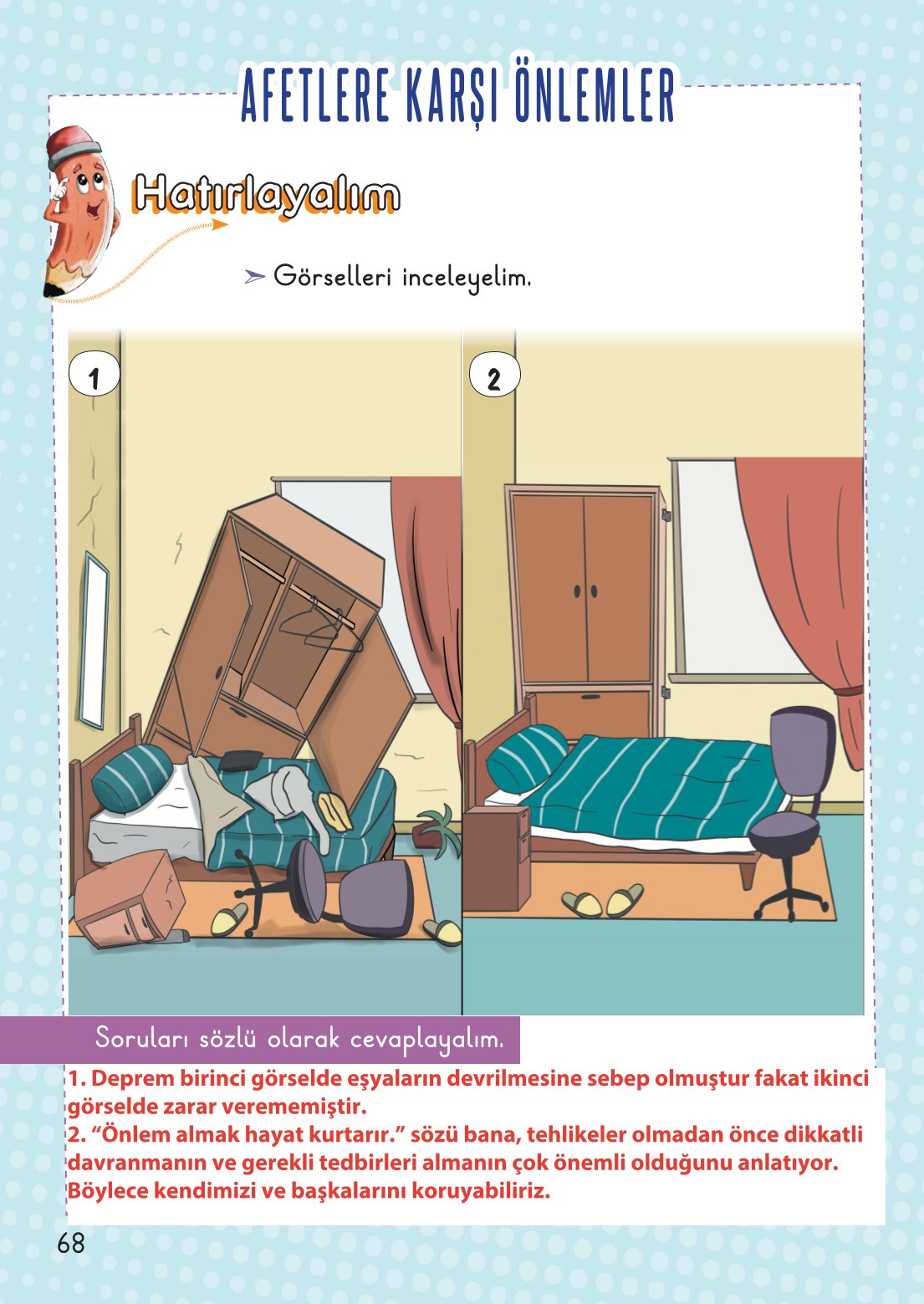 2. Sınıf Hayat Bilgisi 2. Kitap Meb Yayınları Ders Kitabı Sayfa 69 Cevapları