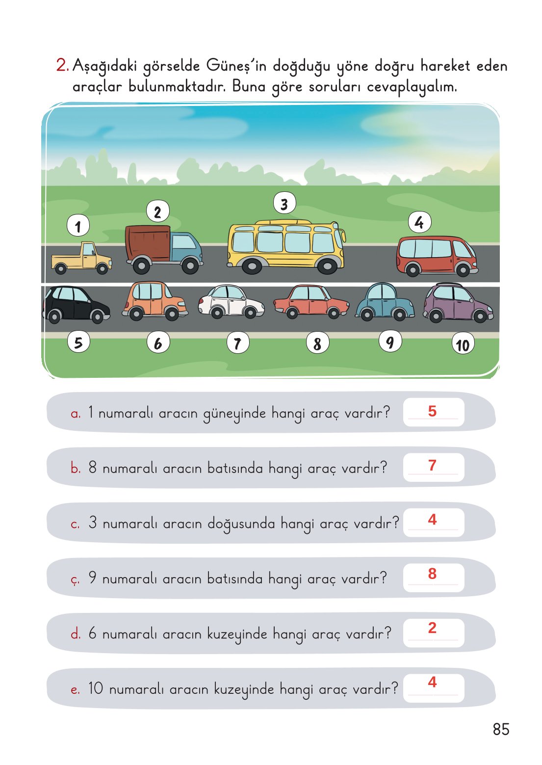 2. Sınıf Hayat Bilgisi 2. Kitap Meb Yayınları Ders Kitabı Sayfa 86 Cevapları