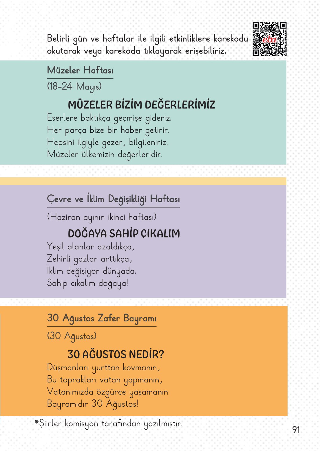 2. Sınıf Hayat Bilgisi 2. Kitap Meb Yayınları Ders Kitabı Sayfa 92 Cevapları