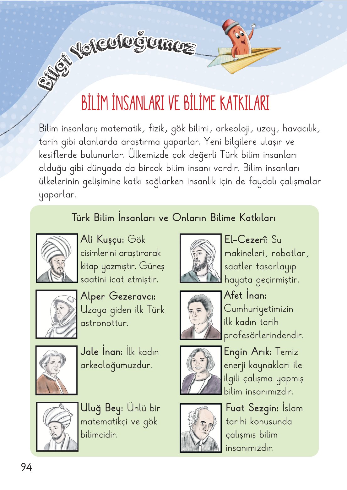 2. Sınıf Hayat Bilgisi 2. Kitap Meb Yayınları Ders Kitabı Sayfa 95 Cevapları
