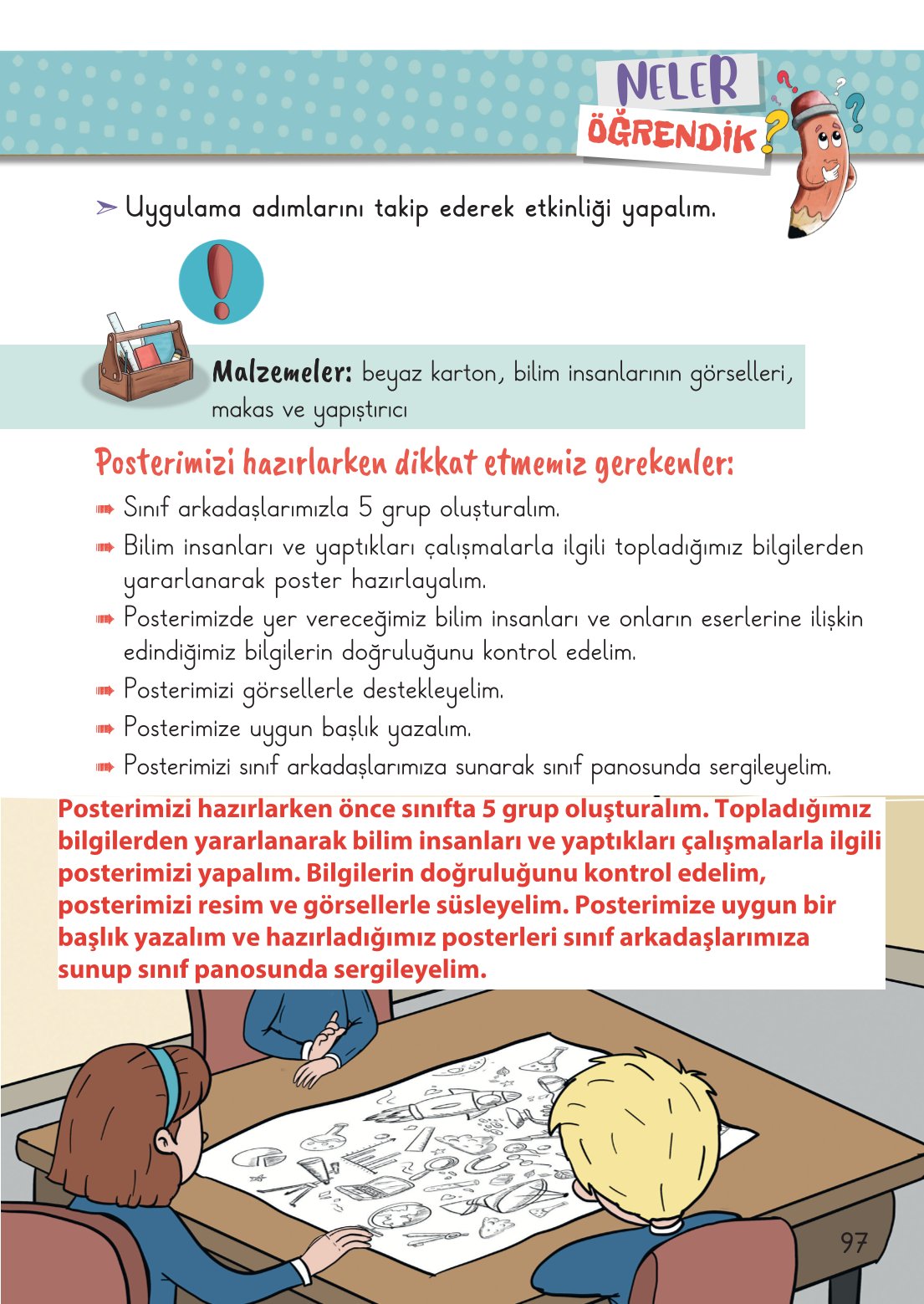 2. Sınıf Hayat Bilgisi 2. Kitap Meb Yayınları Ders Kitabı Sayfa 98 Cevapları