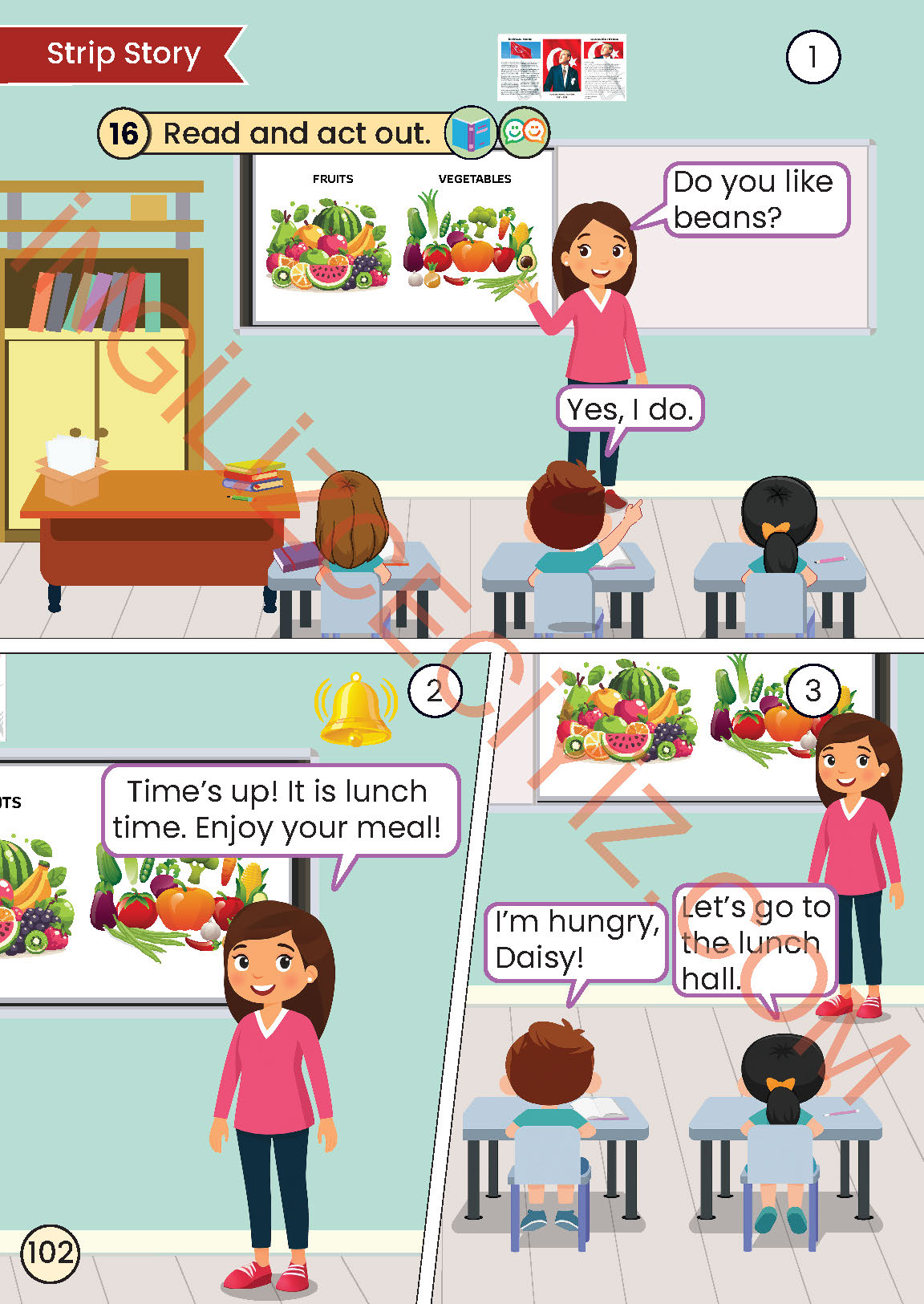 2. Sınıf İngilizce Meb Yayınları Kitabı Sayfa 102 Cevapları