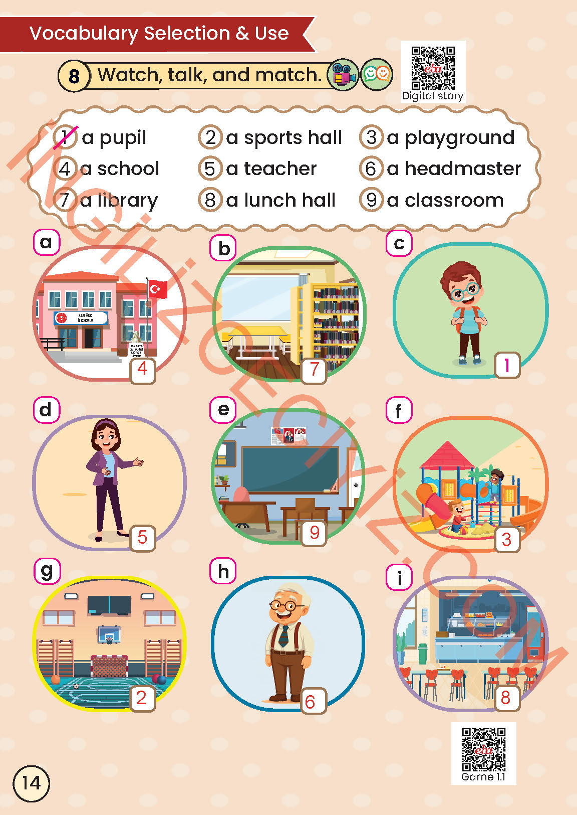 2. Sınıf İngilizce Meb Yayınları Kitabı Sayfa 14 Cevapları