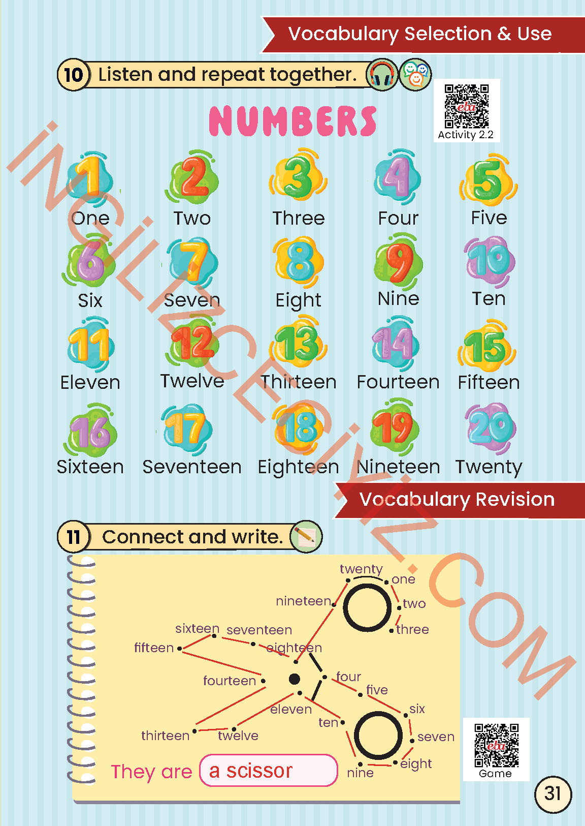 2. Sınıf İngilizce Meb Yayınları Kitabı Sayfa 31 Cevapları