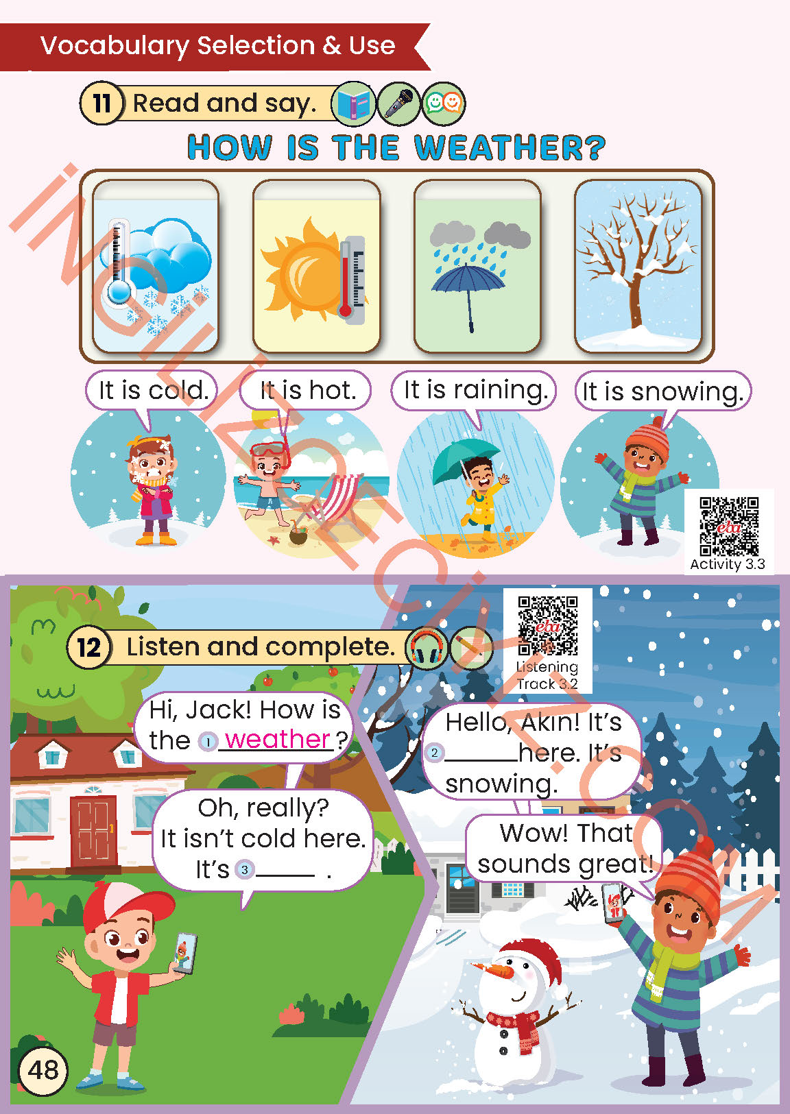 2. Sınıf İngilizce Meb Yayınları Kitabı Sayfa 48 Cevapları