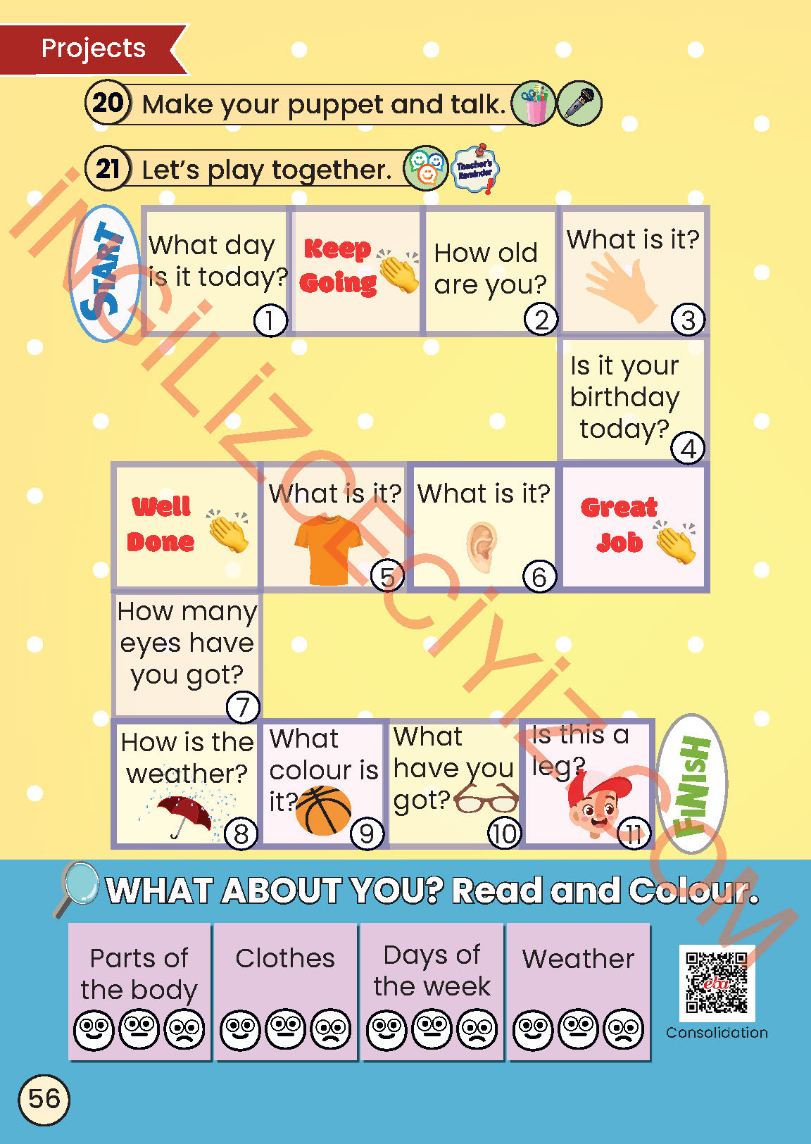 2. Sınıf İngilizce Meb Yayınları Kitabı Sayfa 56 Cevapları