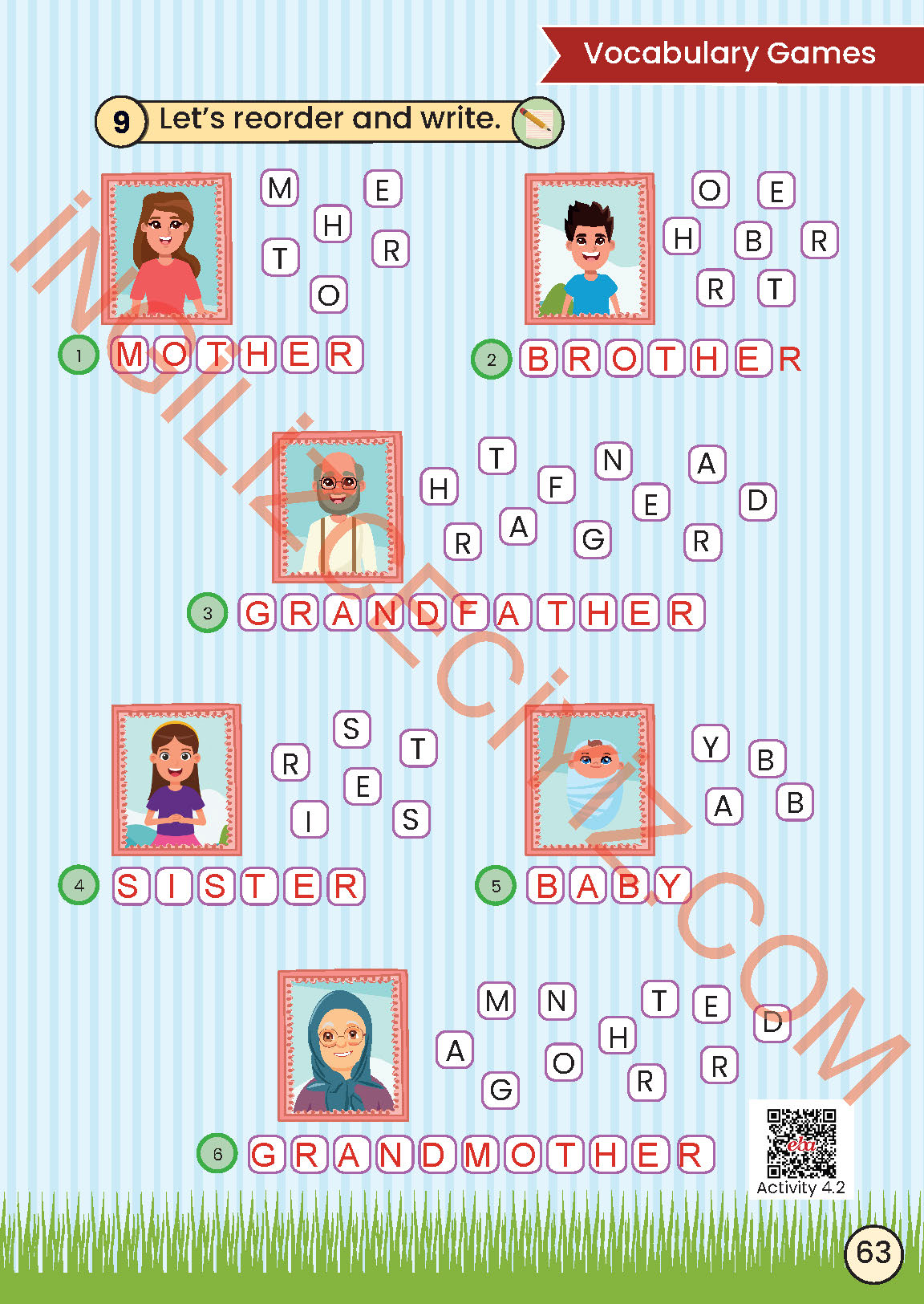 2. Sınıf İngilizce Meb Yayınları Kitabı Sayfa 63 Cevapları