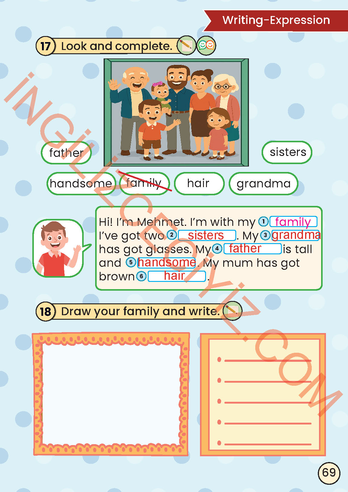 2. Sınıf İngilizce Meb Yayınları Kitabı Sayfa 69 Cevapları