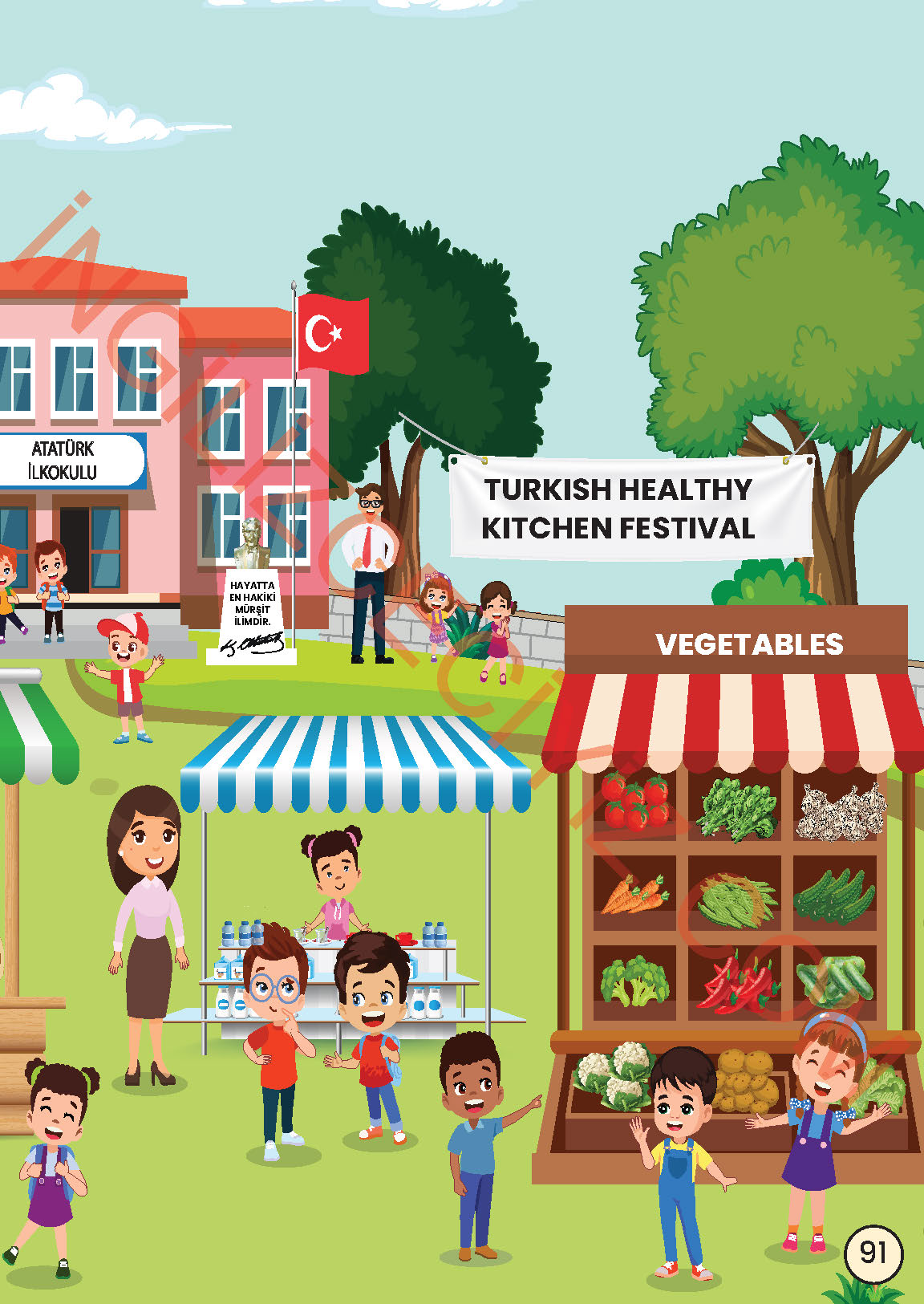2. Sınıf İngilizce Meb Yayınları Kitabı Sayfa 91 Cevapları