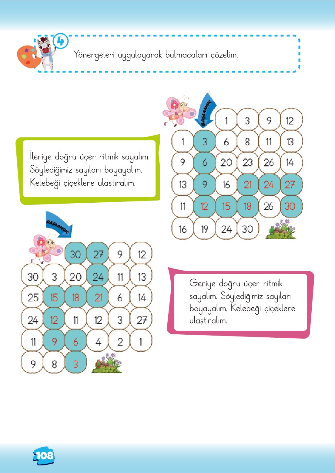 2. Sınıf Matematik 1. Kitap Meb Yayınları Ders Kitabı Sayfa 108 Cevapları