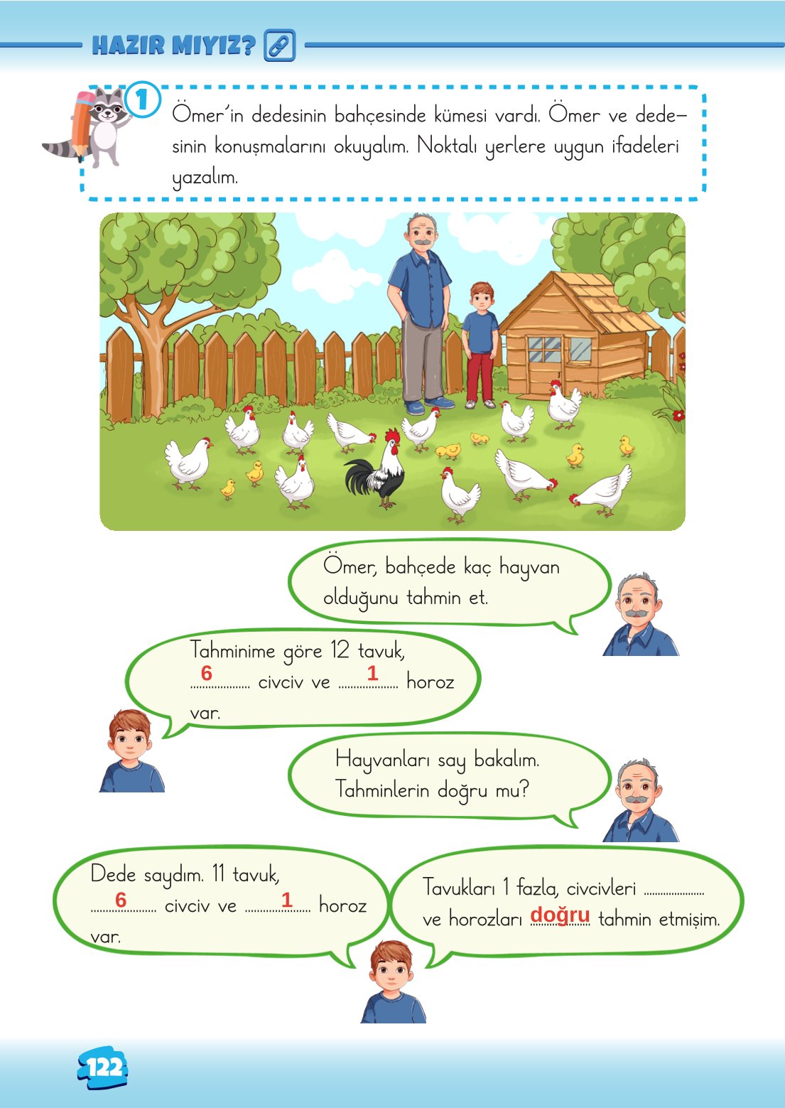 2. Sınıf Matematik 1. Kitap Meb Yayınları Ders Kitabı Sayfa 122 Cevapları