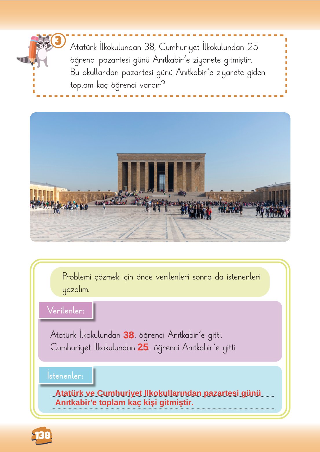 2. Sınıf Matematik 1. Kitap Meb Yayınları Ders Kitabı Sayfa 138 Cevapları