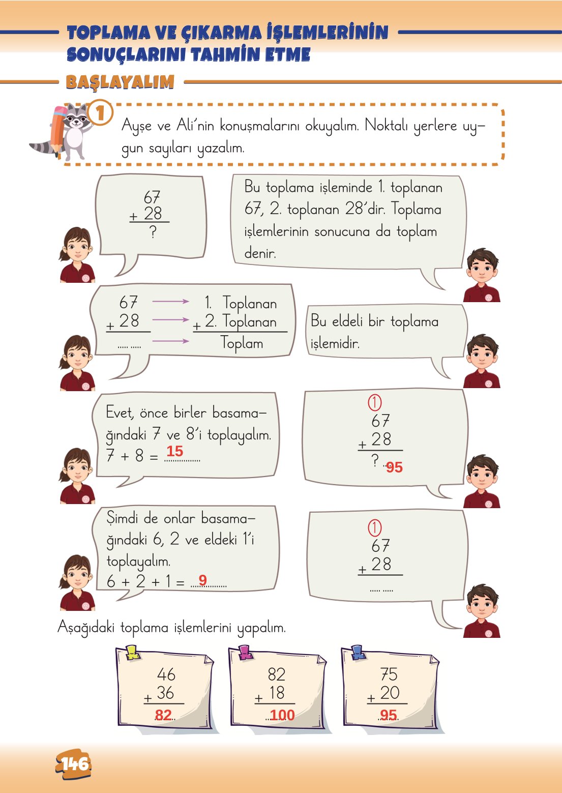 2. Sınıf Matematik 1. Kitap Meb Yayınları Ders Kitabı Sayfa 146 Cevapları