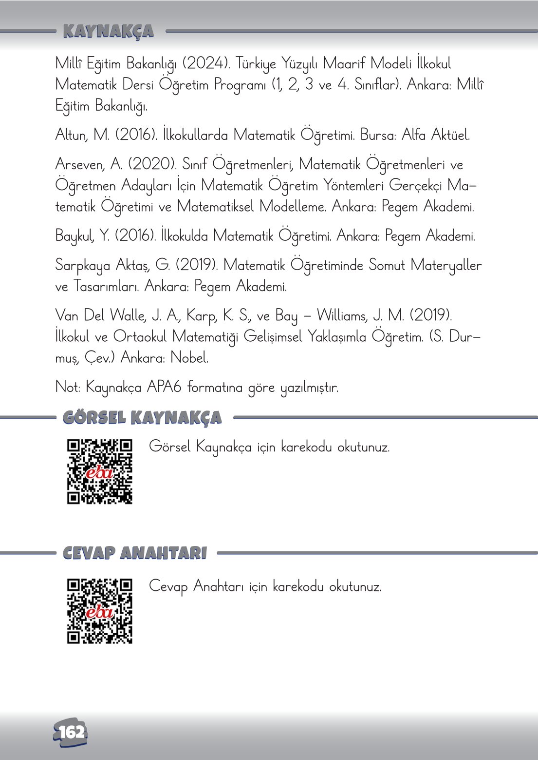 2. Sınıf Matematik 1. Kitap Meb Yayınları Ders Kitabı Sayfa 162 Cevapları