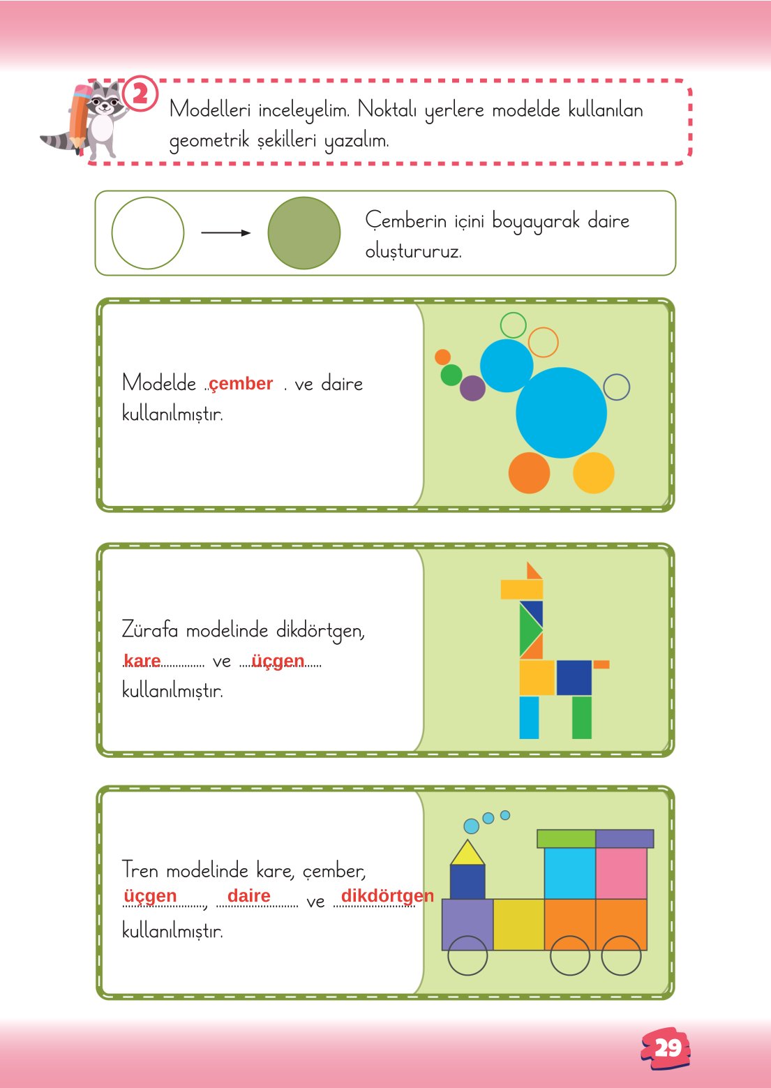 2. Sınıf Matematik 1. Kitap Meb Yayınları Ders Kitabı Sayfa 29 Cevapları