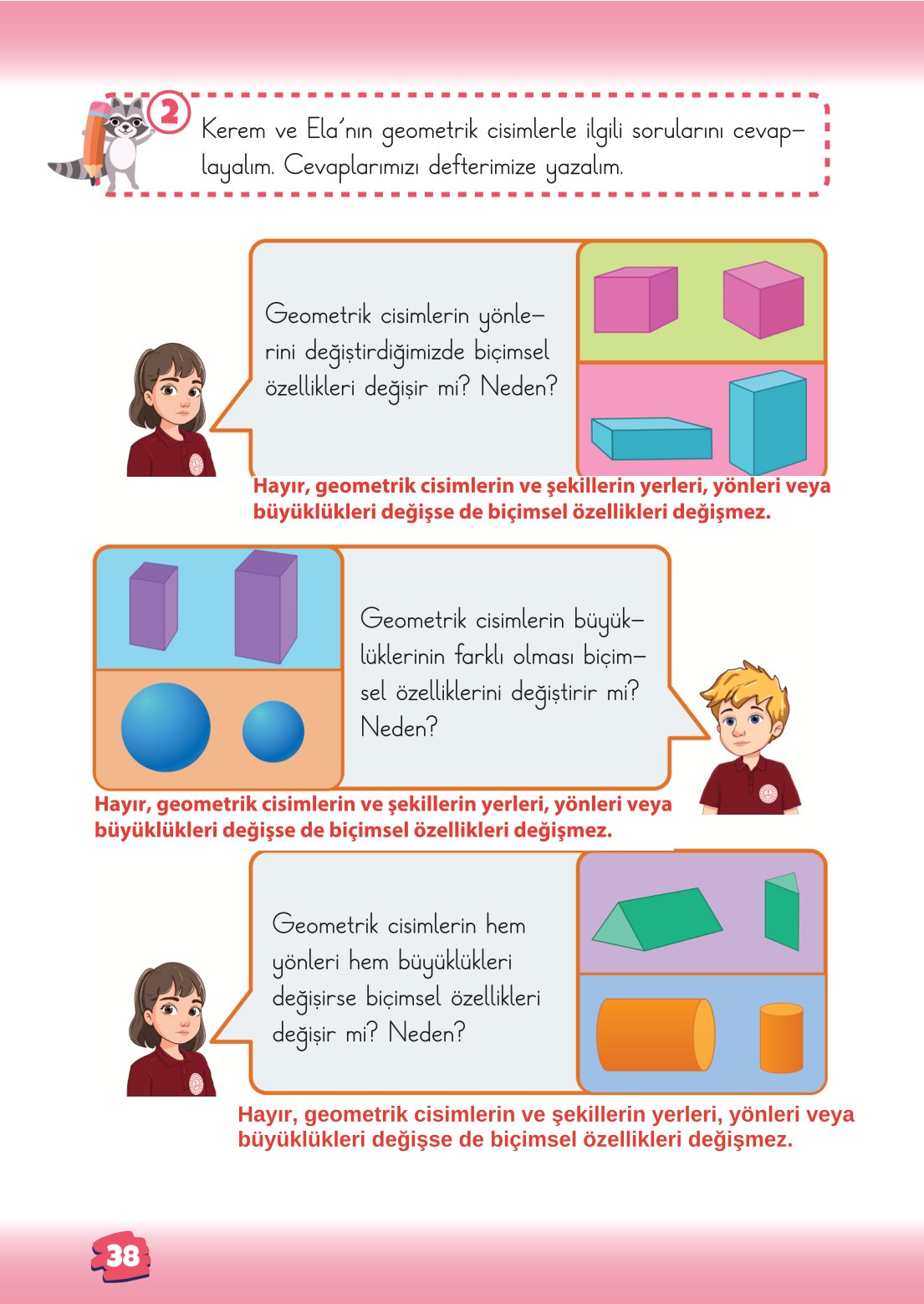 2. Sınıf Matematik 1. Kitap Meb Yayınları Ders Kitabı Sayfa 38 Cevapları