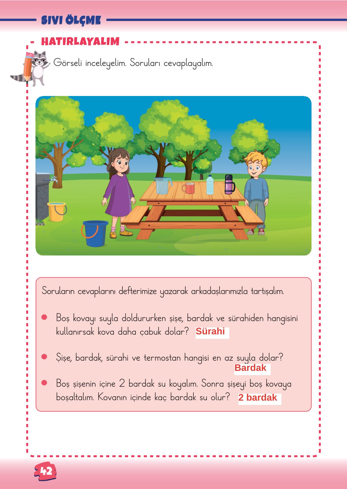 2. Sınıf Matematik 1. Kitap Meb Yayınları Ders Kitabı Sayfa 42 Cevapları