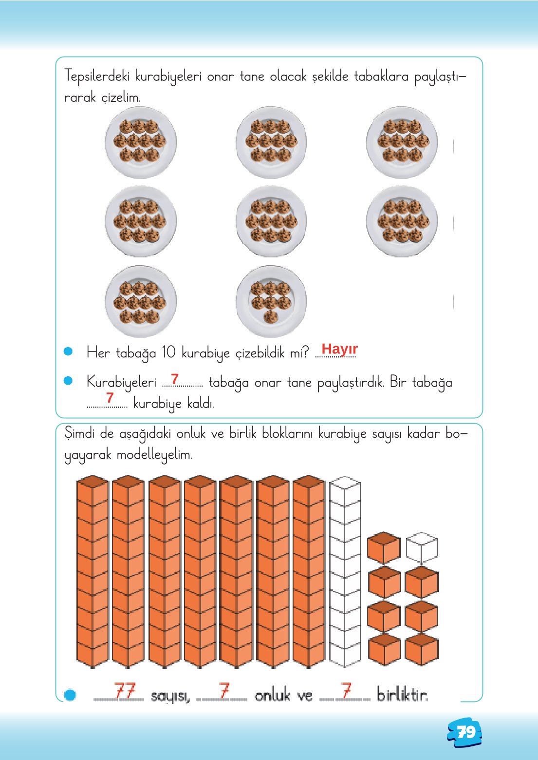 2. Sınıf Matematik 1. Kitap Meb Yayınları Ders Kitabı Sayfa 79 Cevapları