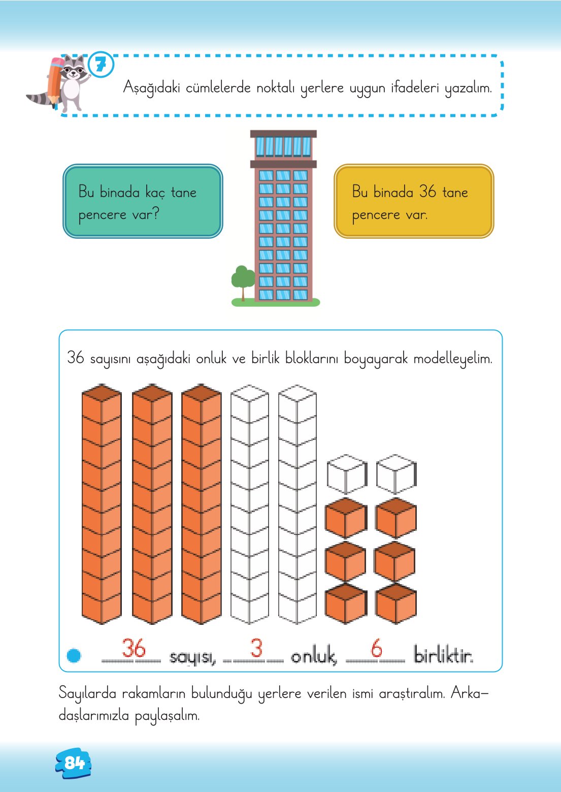 2. Sınıf Matematik 1. Kitap Meb Yayınları Ders Kitabı Sayfa 84 Cevapları