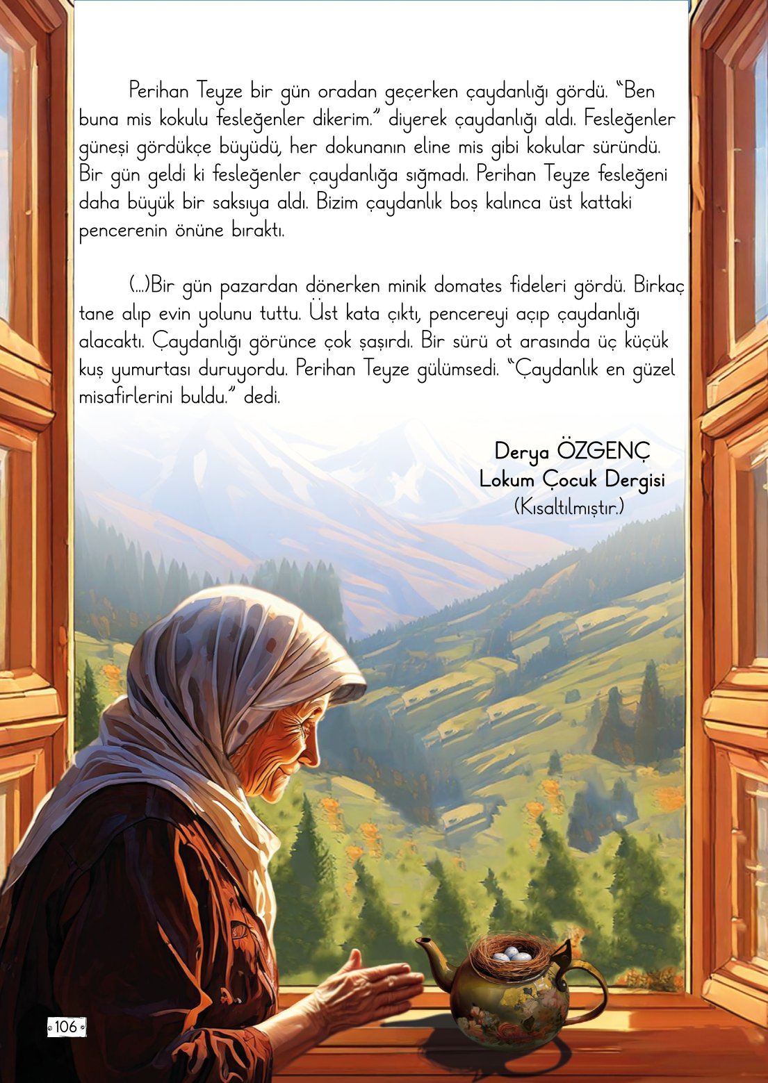 2. Sınıf Türkçe 1. Kitap Meb Yayınları Ders Kitabı Sayfa 106 Cevapları