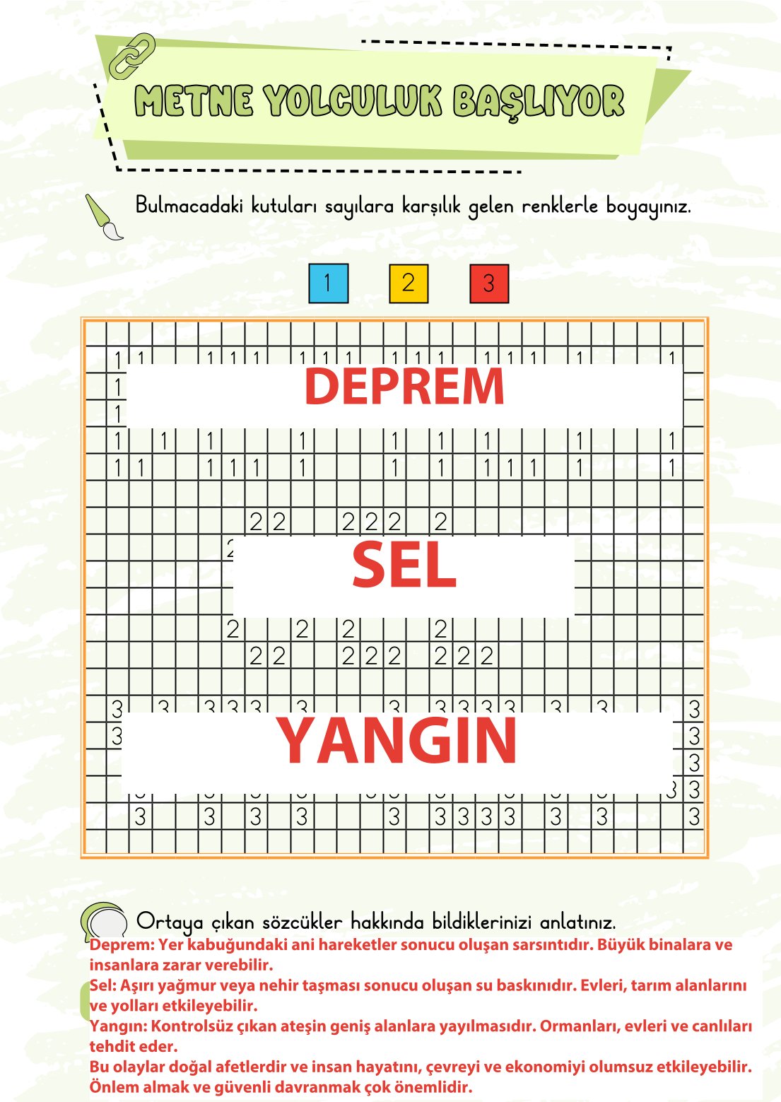 2. Sınıf Türkçe 1. Kitap Meb Yayınları Ders Kitabı Sayfa 123 Cevapları