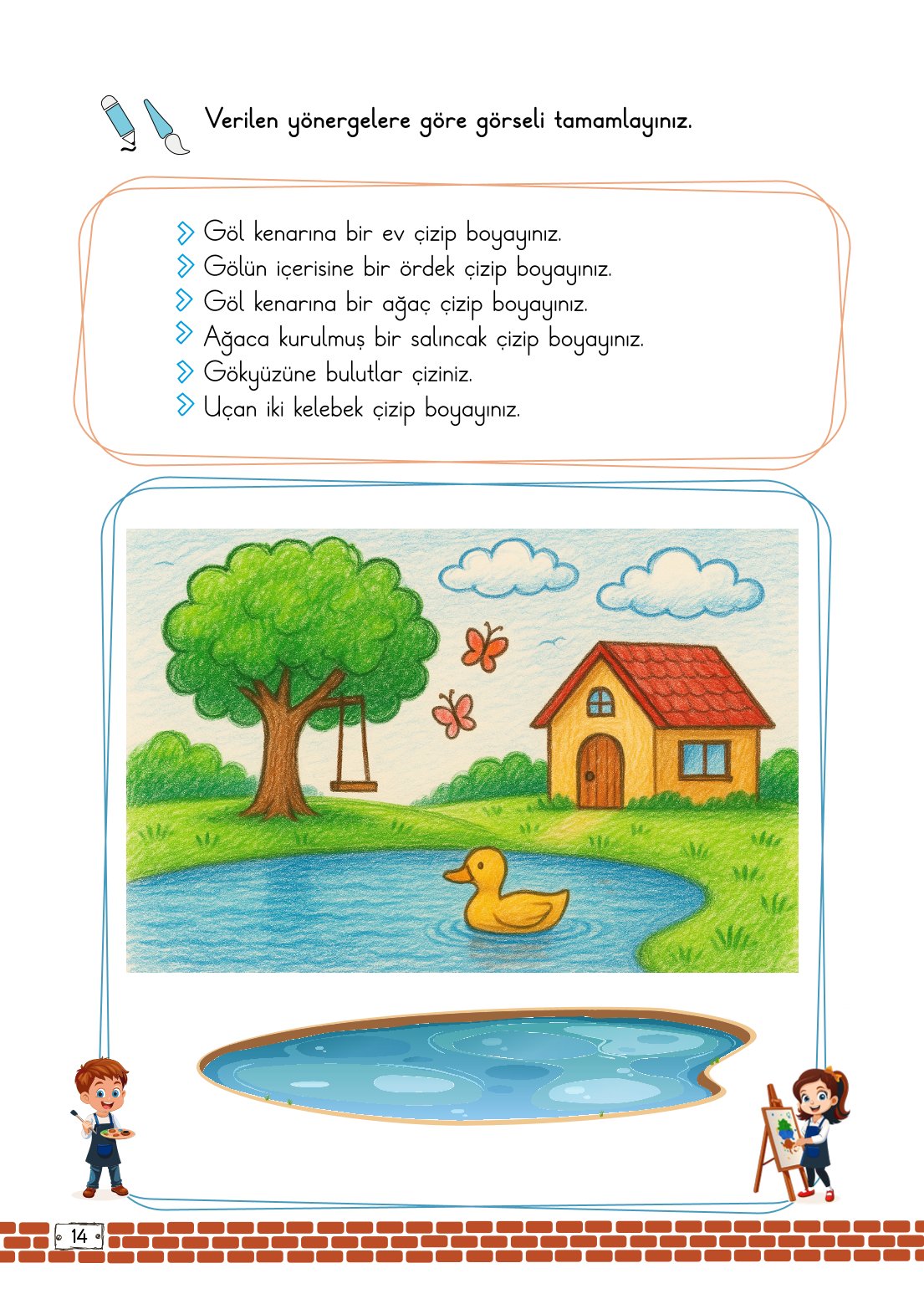 2. Sınıf Türkçe 1. Kitap Meb Yayınları Ders Kitabı Sayfa 14 Cevapları