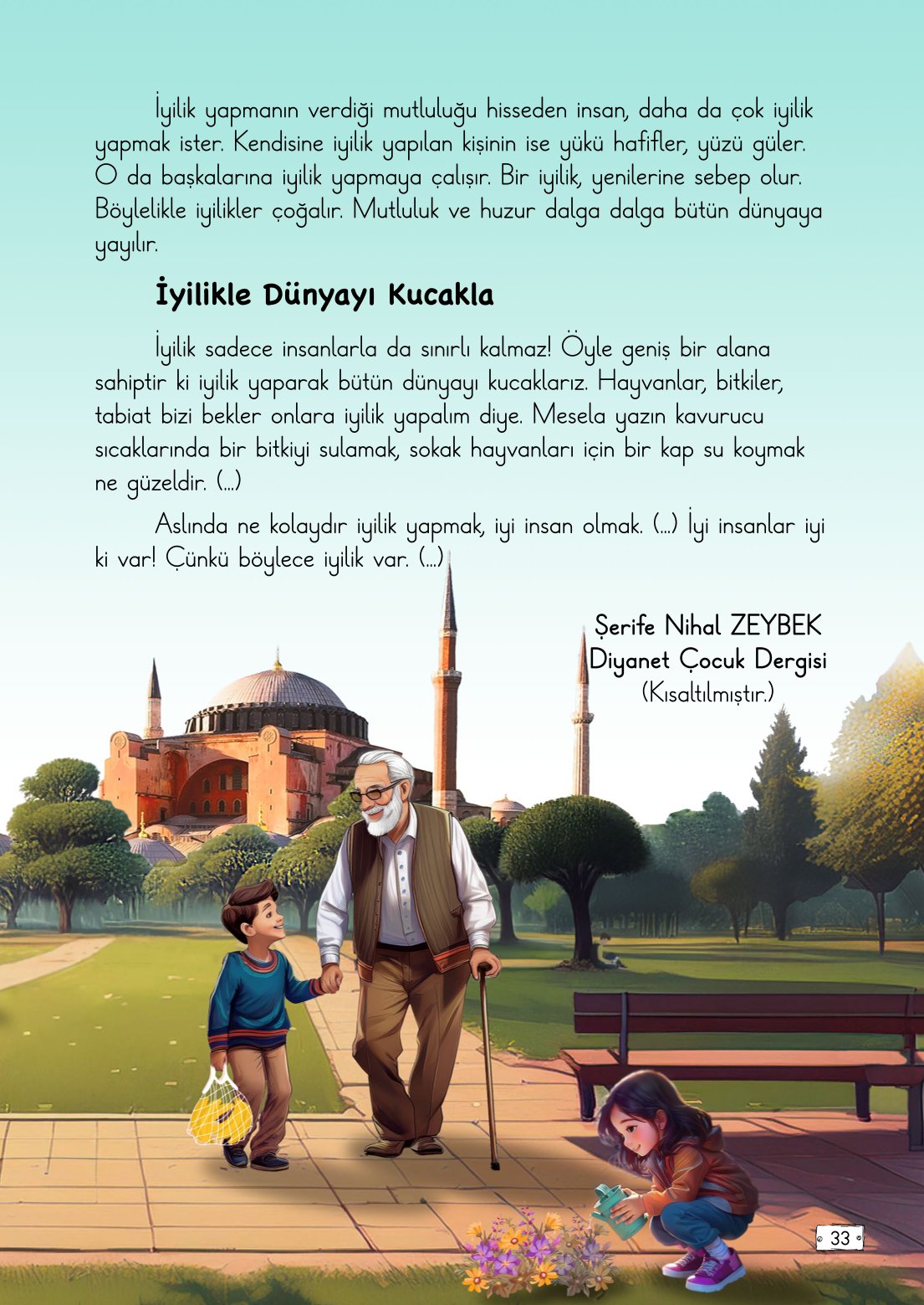 2. Sınıf Türkçe 1. Kitap Meb Yayınları Ders Kitabı Sayfa 33 Cevapları