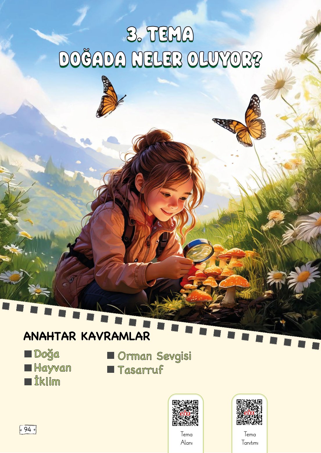 2. Sınıf Türkçe 1. Kitap Meb Yayınları Ders Kitabı Sayfa 94 Cevapları