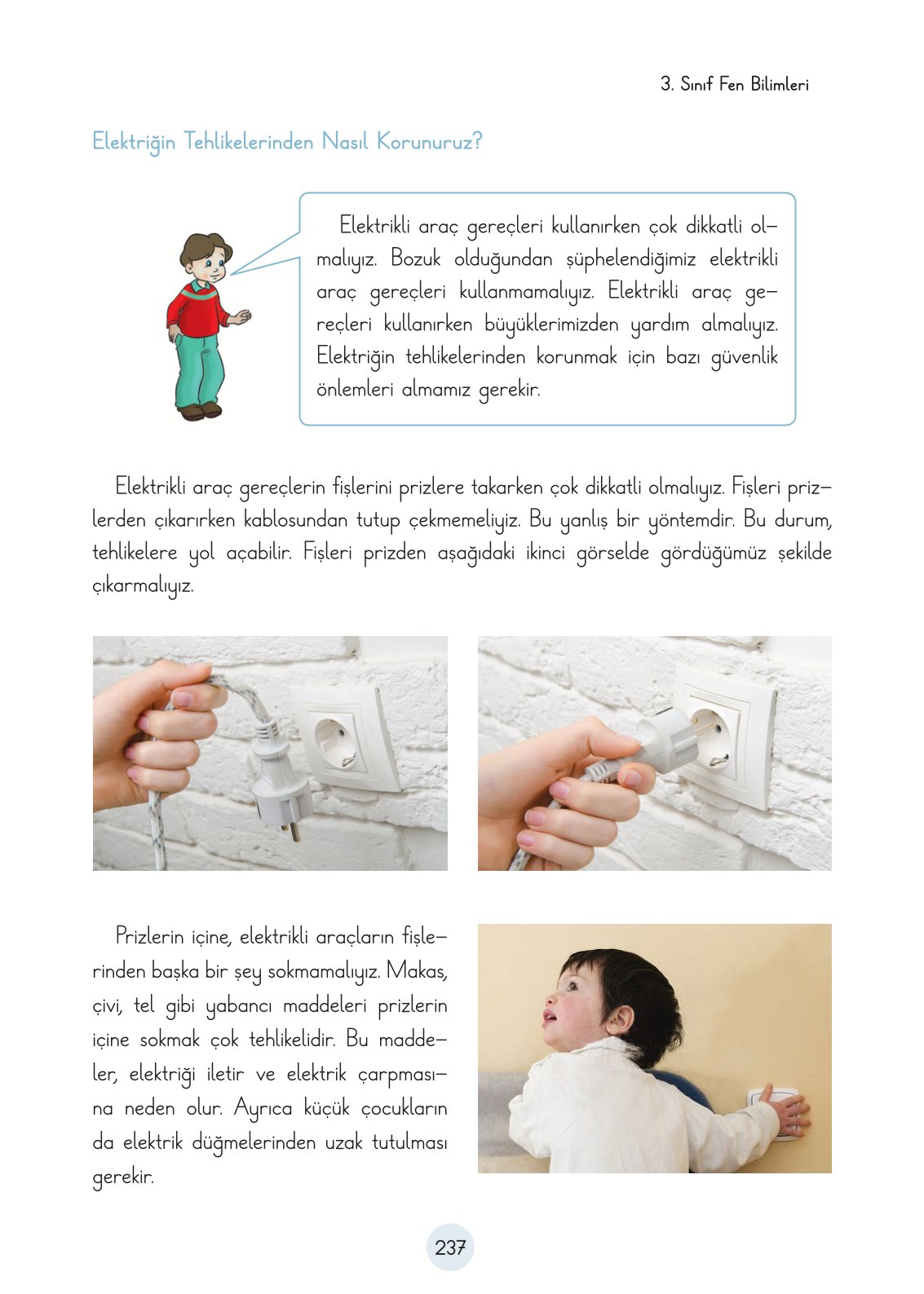 3. Sınıf Fen Bilimleri Cem Yayınları Ders Kitabı Sayfa 237 Cevapları
