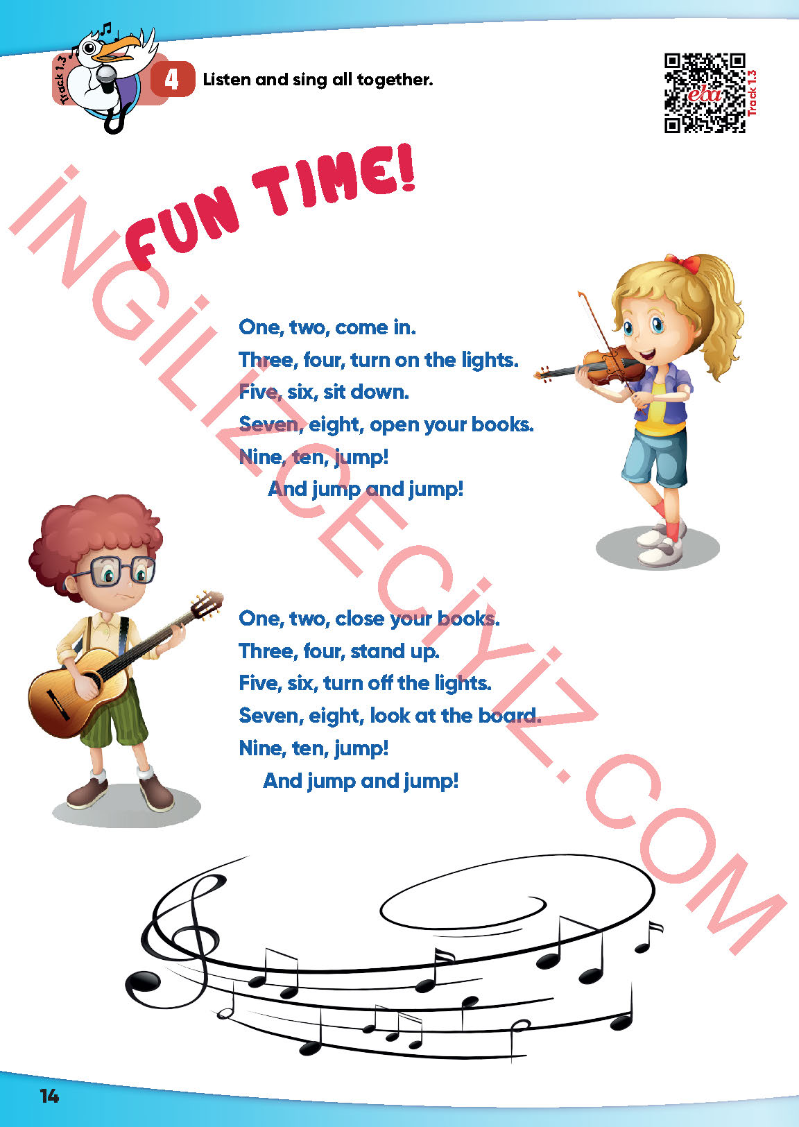 4. Sınıf İngilizce Meb Yayınları Kitabı Sayfa 14 Cevapları