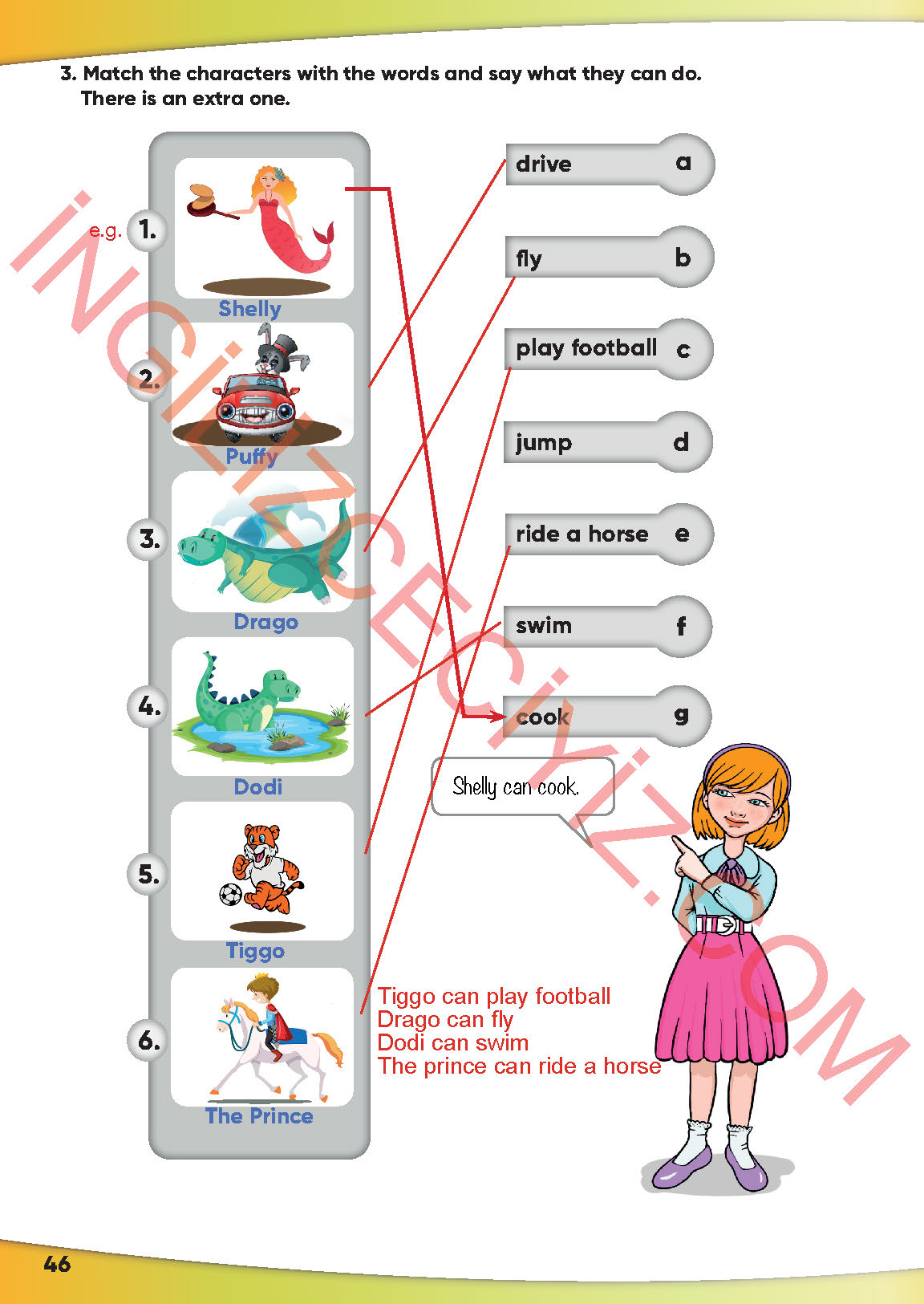 4. Sınıf İngilizce Meb Yayınları Kitabı Sayfa 46 Cevapları 4. Sınıf İngilizce Meb Yayınları Kitabı Sayfa 46 Cevapları