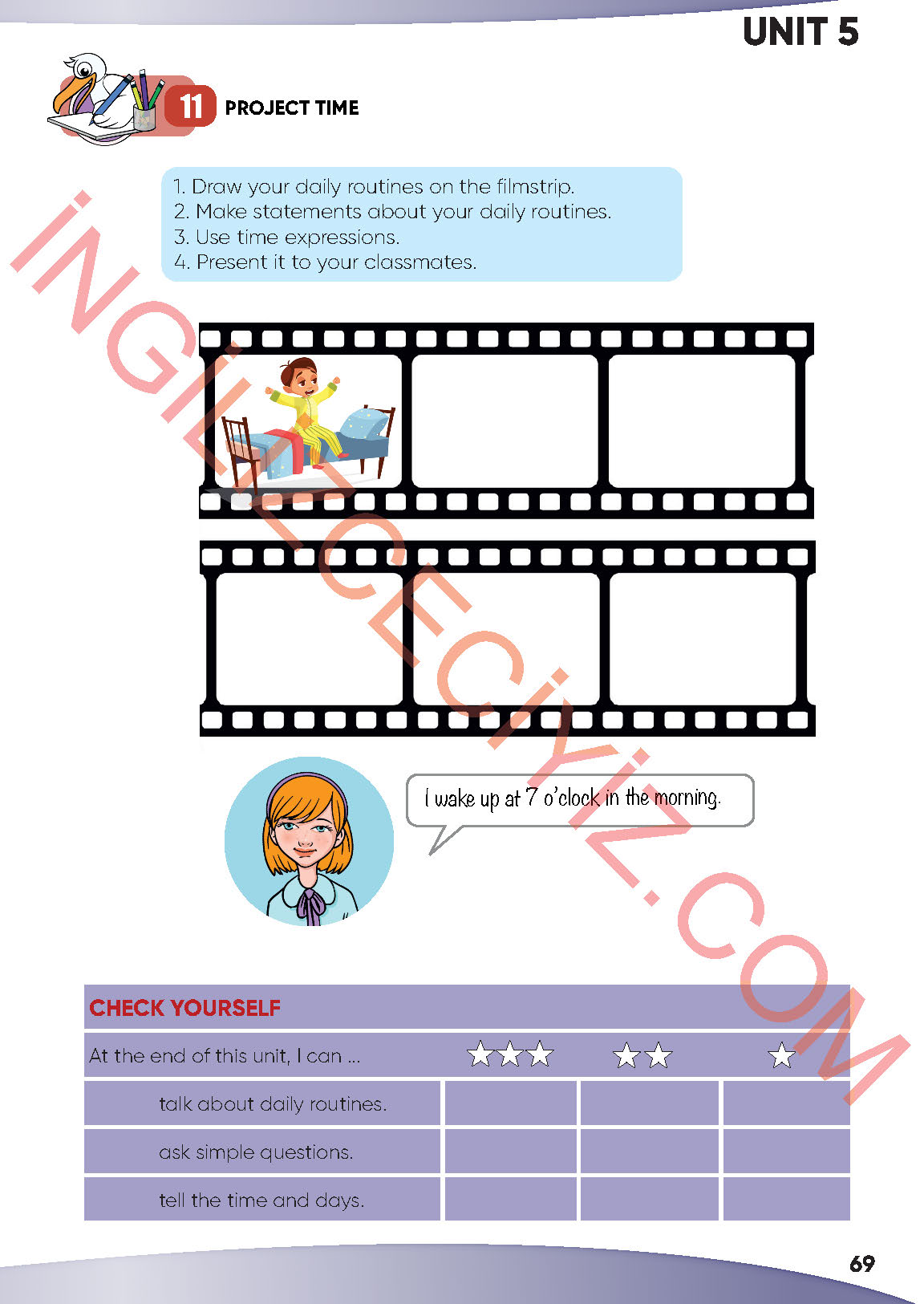 4. Sınıf İngilizce Meb Yayınları Kitabı Sayfa 69 Cevapları