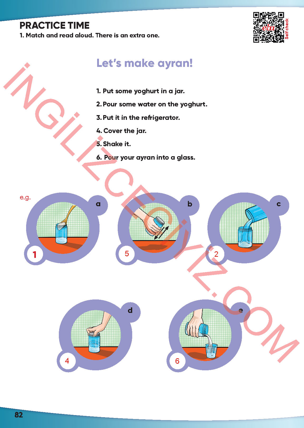 4. Sınıf İngilizce Meb Yayınları Kitabı Sayfa 82 Cevapları