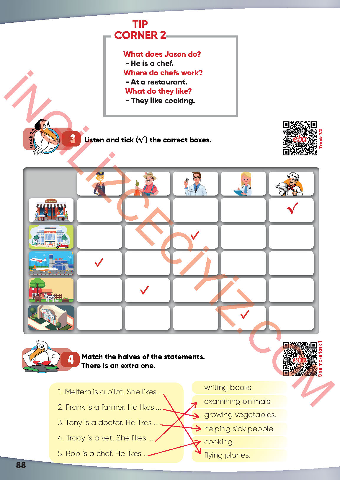 4. Sınıf İngilizce Meb Yayınları Kitabı Sayfa 88 Cevapları 4. Sınıf İngilizce Meb Yayınları Kitabı Sayfa 88 Cevapları