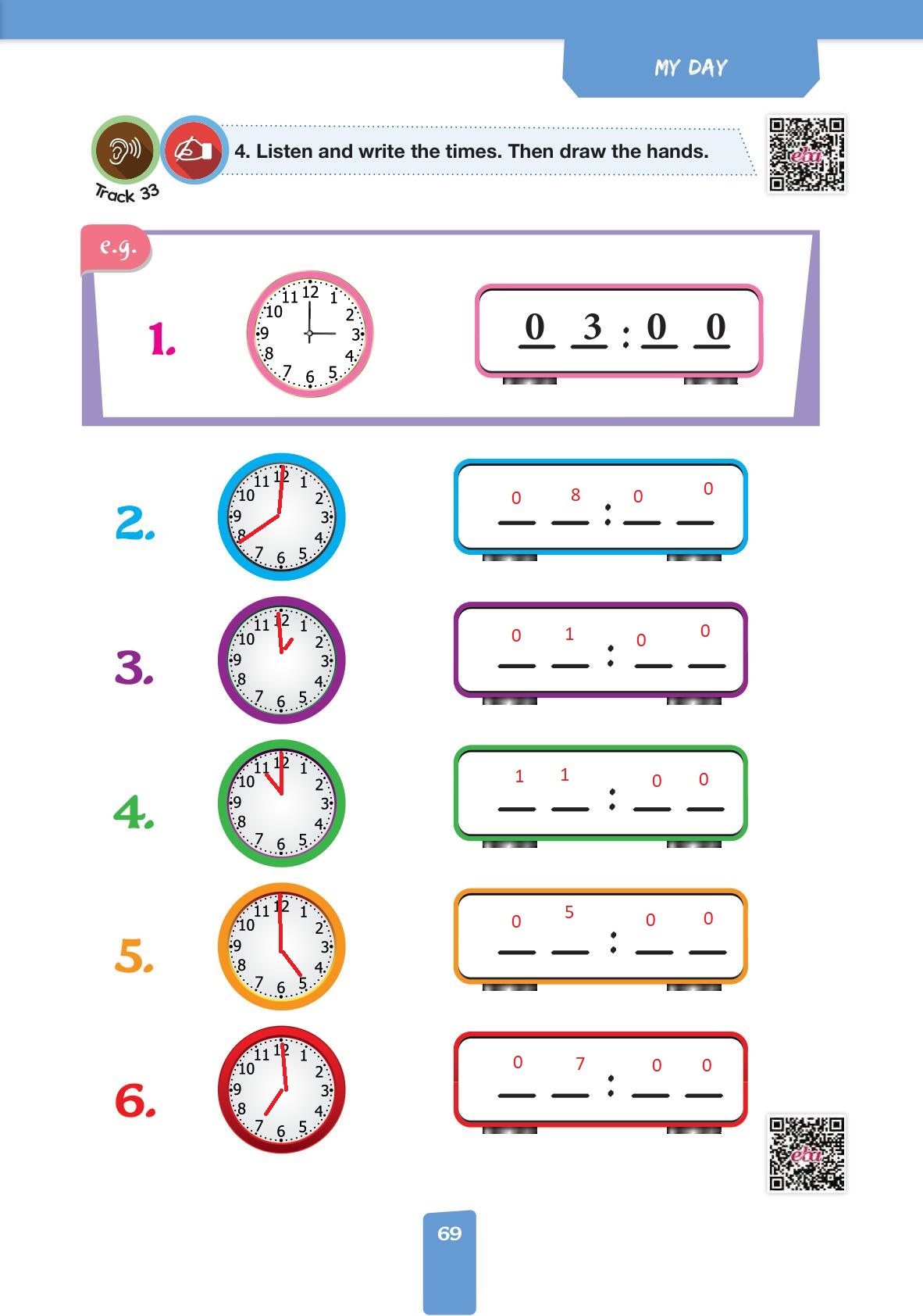 4. Sınıf İngilizce Pasifik Yayınları Kitabı Sayfa 69 Cevapları