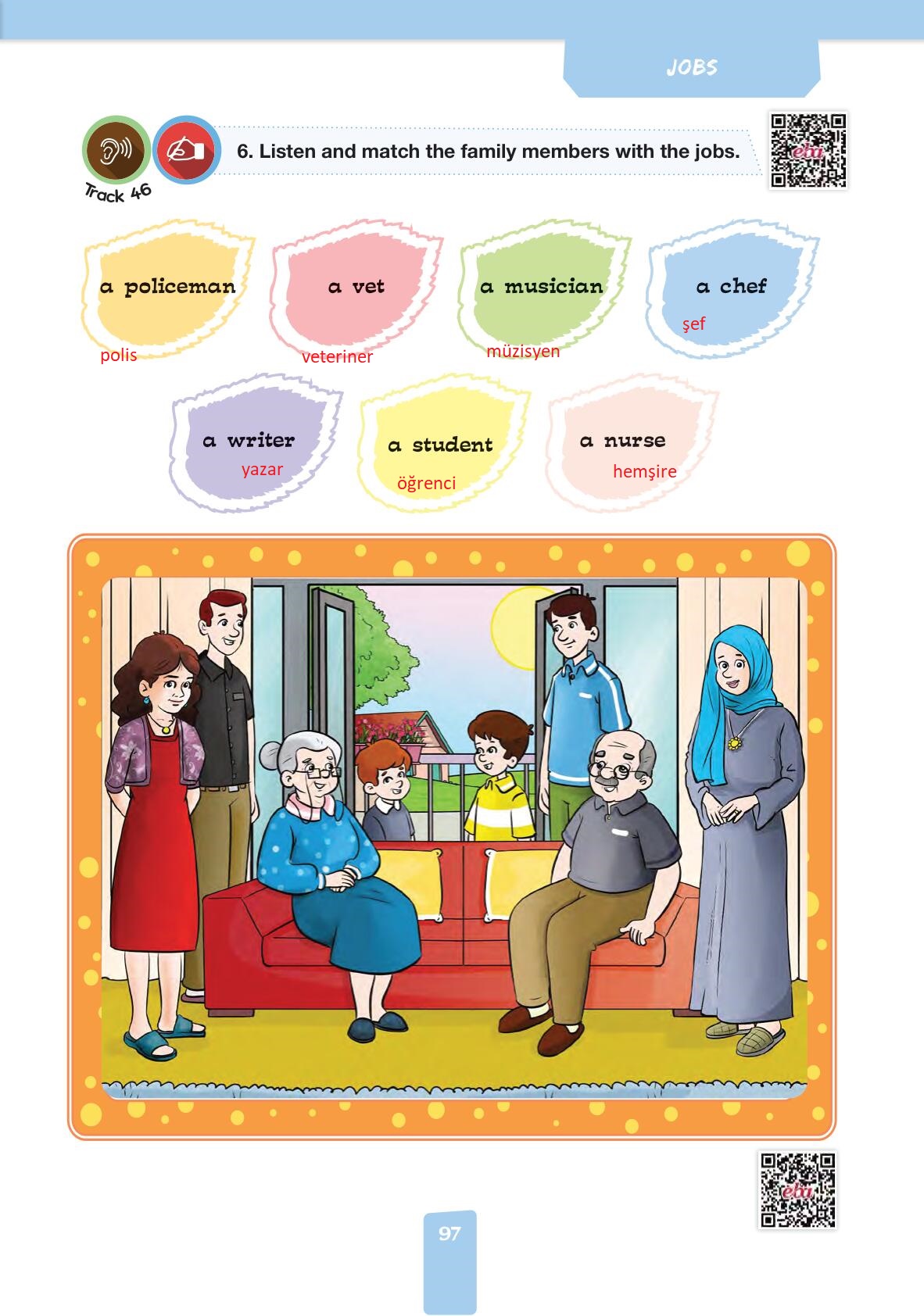 4. Sınıf İngilizce Pasifik Yayınları Kitabı Sayfa 97 Cevapları
