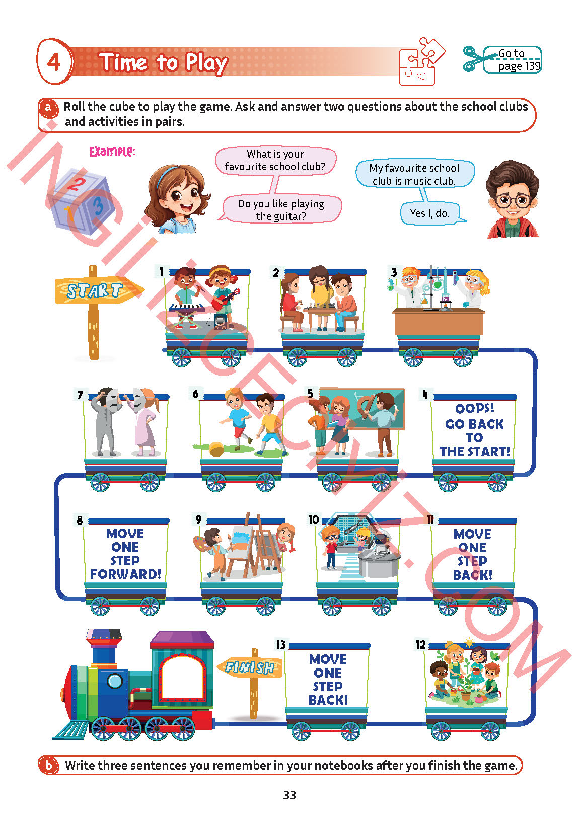 5. Sınıf İngilizce Meb Yayınları Kitabı Sayfa 33 Cevapları