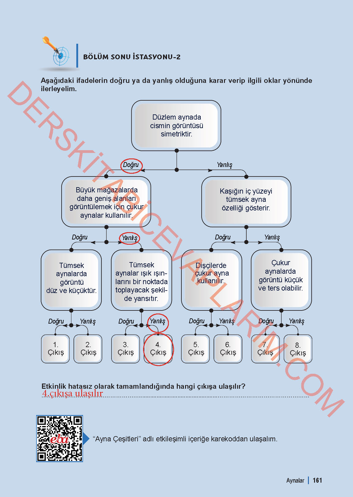 6. Sınıf Fen Bilgisi 1. Kitap Meb Yayınları Ders Kitabı Sayfa 161 Cevapları