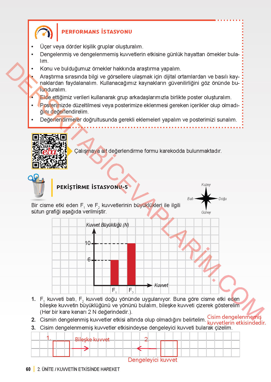6. Sınıf Fen Bilgisi 1. Kitap Meb Yayınları Ders Kitabı Sayfa 60 Cevapları